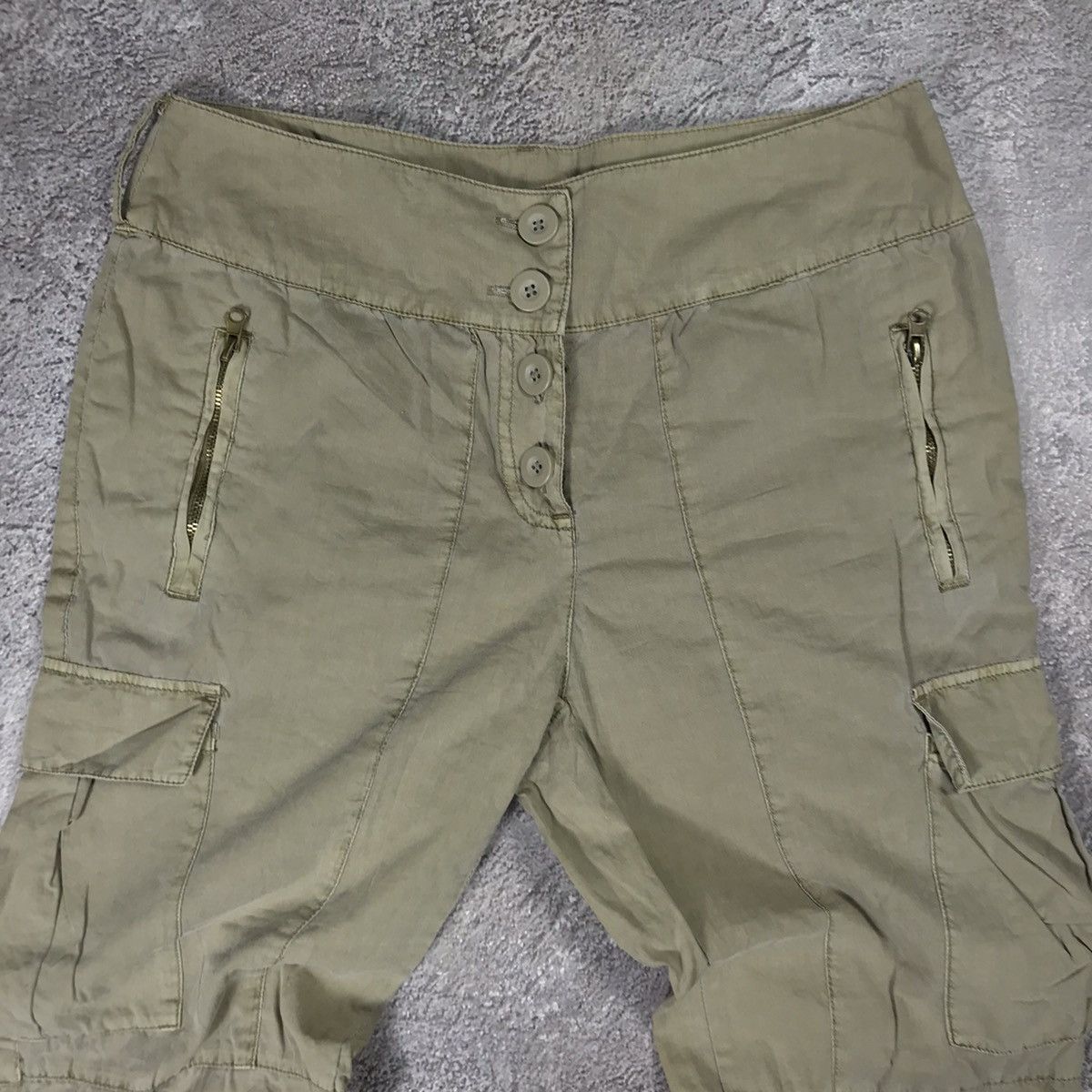 Vintage Vintage 90s Baggy Cargo Pants Flared Parachute Techwear 36 Size 36" / US 14 / IT 50 - 7 Thumbnail