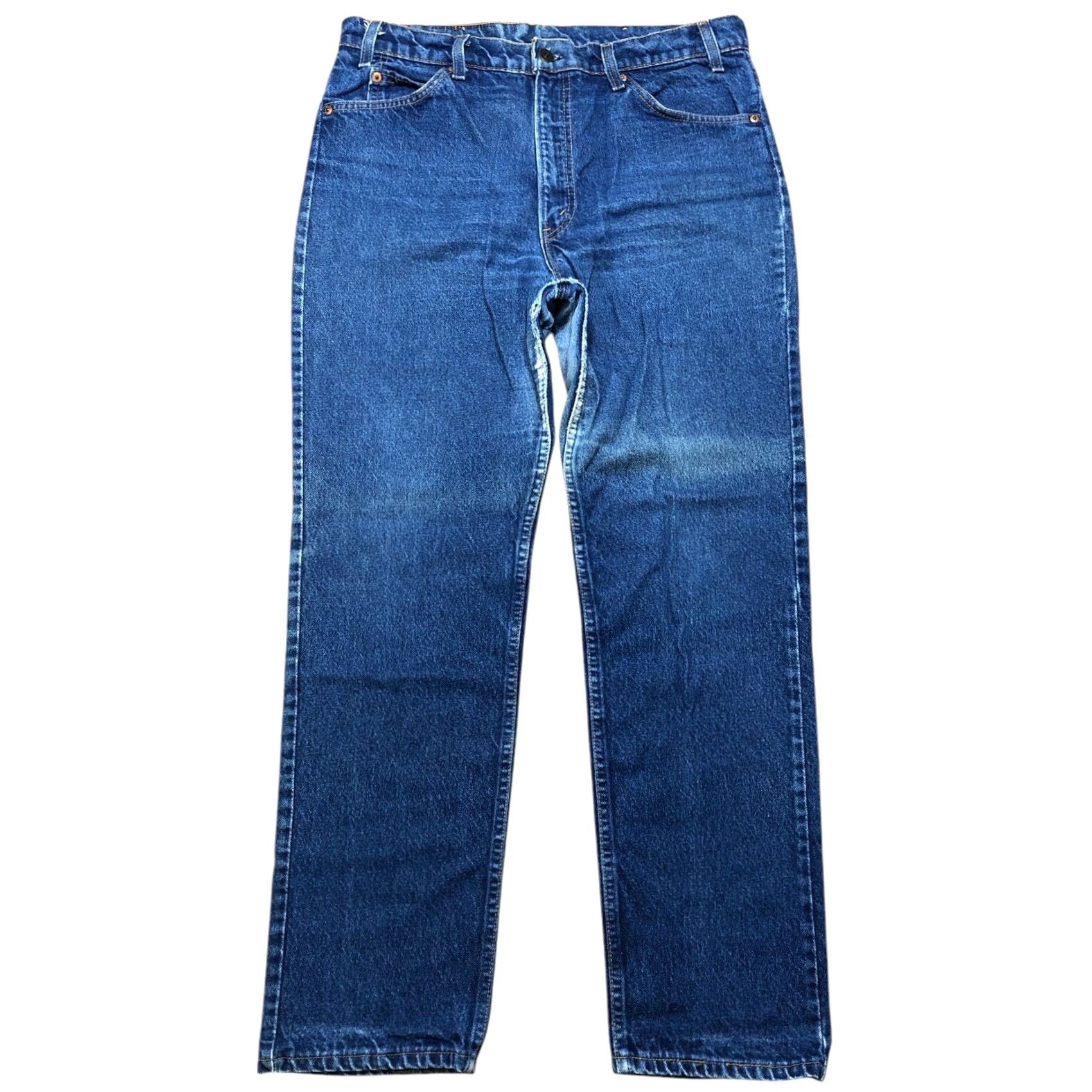 Levi's VINTAGE Levi's 509 Jeans Men 34x31 Blue Denim Distressed Orange Tab 70s 80s USA Grunge Straight Jeans Men Size US 34 / EU 50 - 6 Thumbnail