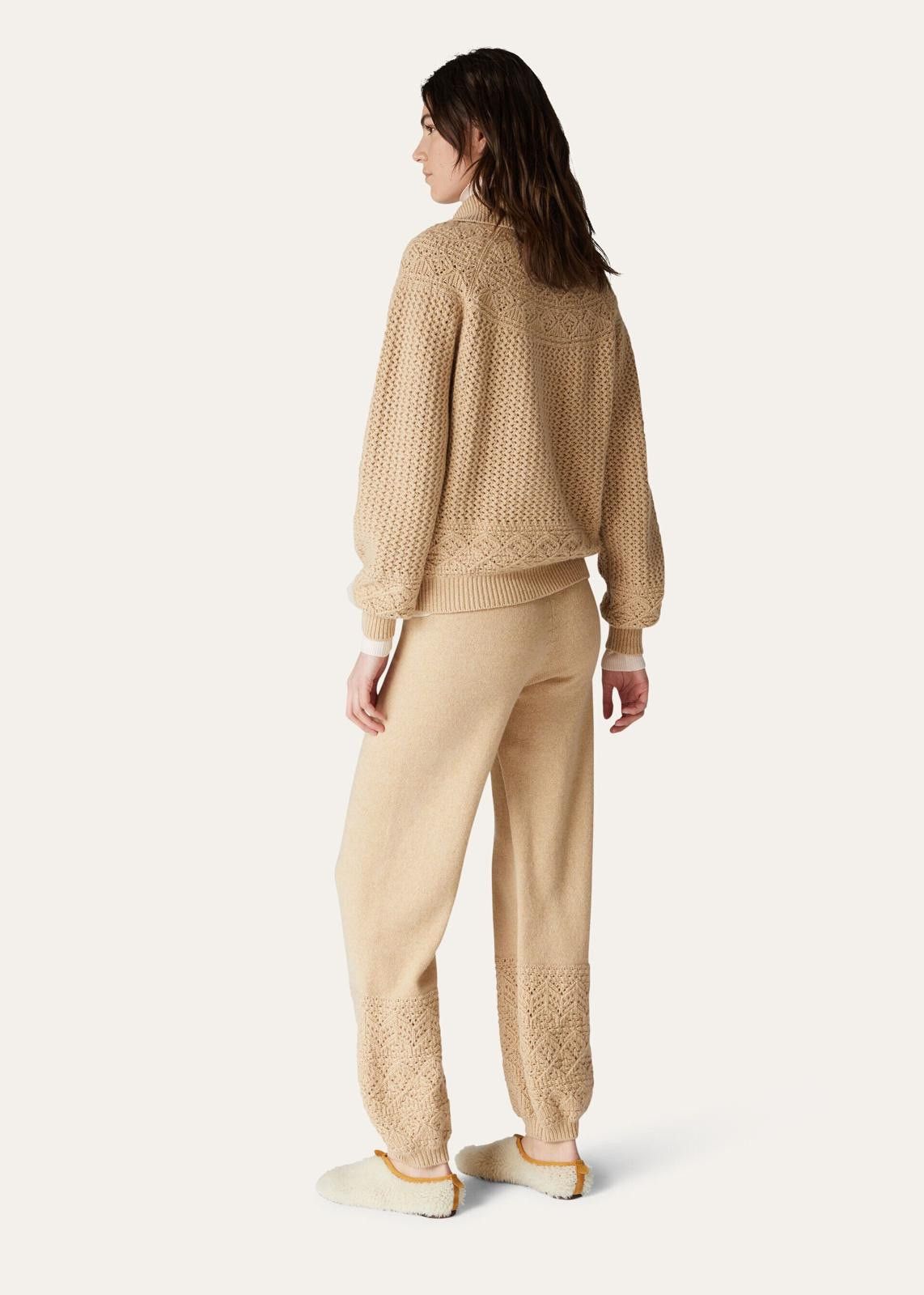 Loro Piana o1srvl11e1224 Engadin Cashmere Pant in Camel Size 28" / US 6 / IT 42 - 4 Thumbnail