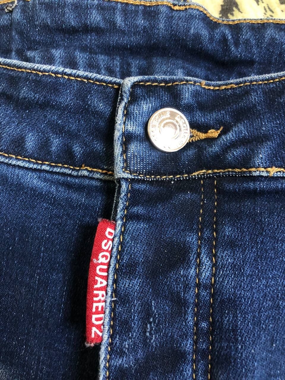 Dsquared2 Dsquared2 Men's Blue Denim Distressed Jeans Size US 38 / EU 54 - 5 Thumbnail