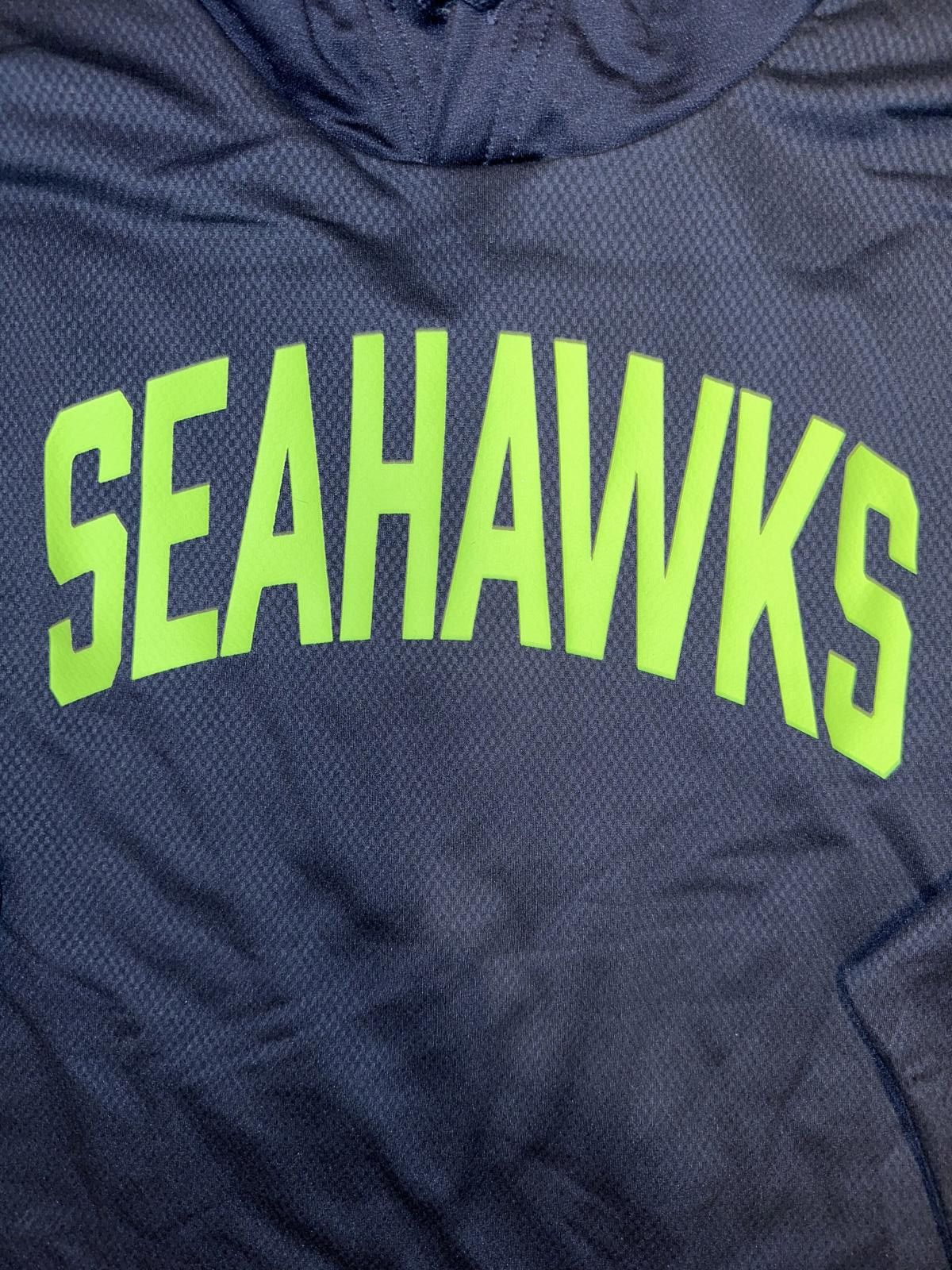 Nike Nike Men’s College Navy Seattle Seahawks Sideline Athletic Arch Pullover Hoodie Size US M / EU 48-50 / 2 - 2 Thumbnail