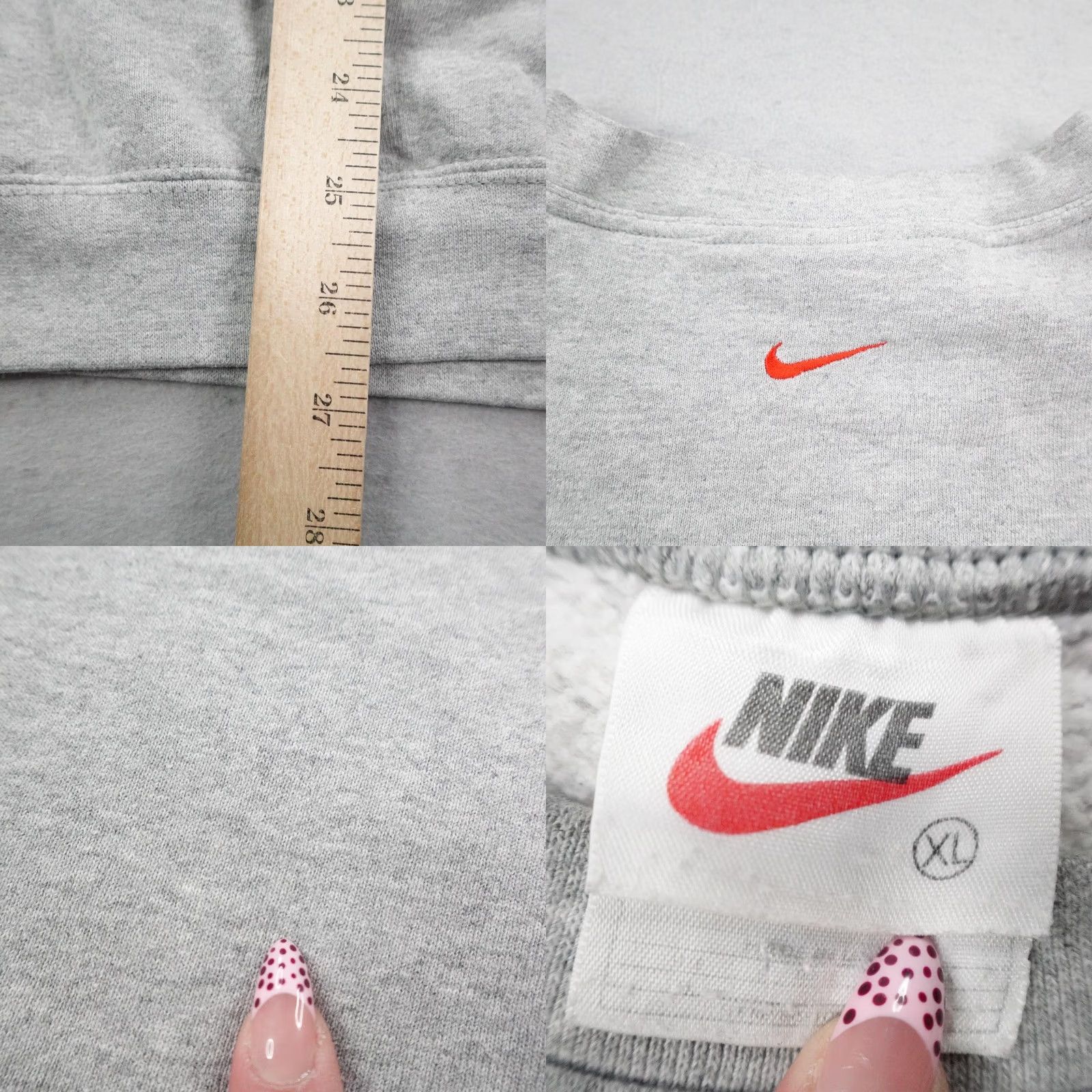 Nike VINTAGE Nike Sweatshirt Mens XL Gray Honolulu Marathon 1999 Crewneck Fleece 90s Size US XL / EU 56 / 4 - 8 Thumbnail