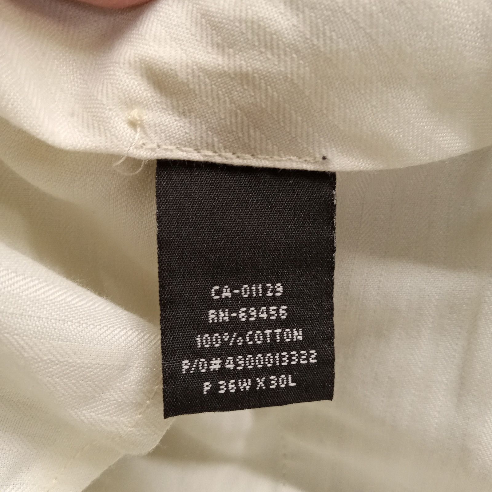 & Other Stories Lauren Ralph Lauren Khakis Pants 36 X 30 Men's Beige Cotton Size US 36 / EU 52 - 6 Thumbnail