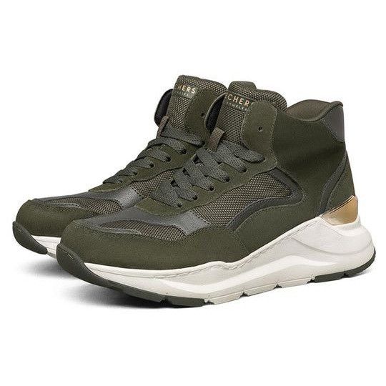 SKECHERS Skechers Women’s Rovina High-Top Sneakers 155250-Olive Green Size US 8 / IT 38 - 1 Thumbnail