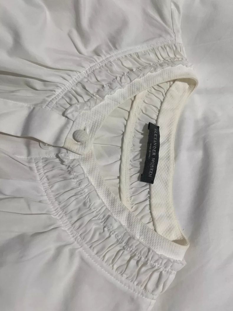 Alexander McQueen Alexander Mcqueen White court shirt Size M / US 6-8 / IT 42-44 - 6 Thumbnail