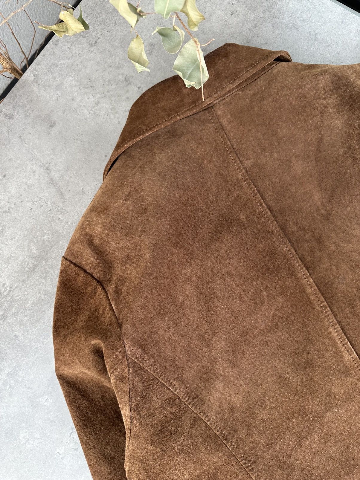 Japanese Brand Vintage Suede Jacket Size M / US 6-8 / IT 42-44 - 12 Thumbnail
