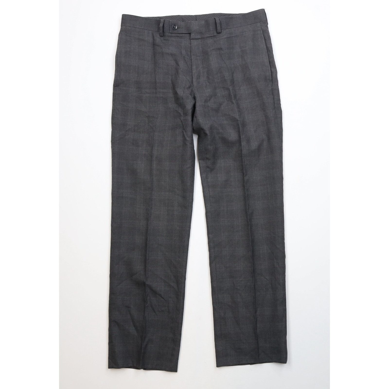 Calvin Klein Calvin Klein Rayon Gabardine 2 Piece Suit Wedding Gray Size 40R - 10 Thumbnail