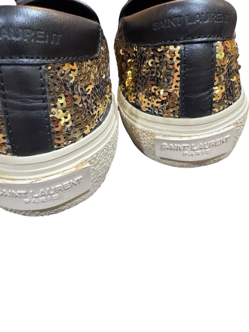 Saint Laurent Paris Saint Laurent Sequin Skate Sneakers in Box 6.5 US Size US 6.5 / IT 36.5 - 7 Thumbnail