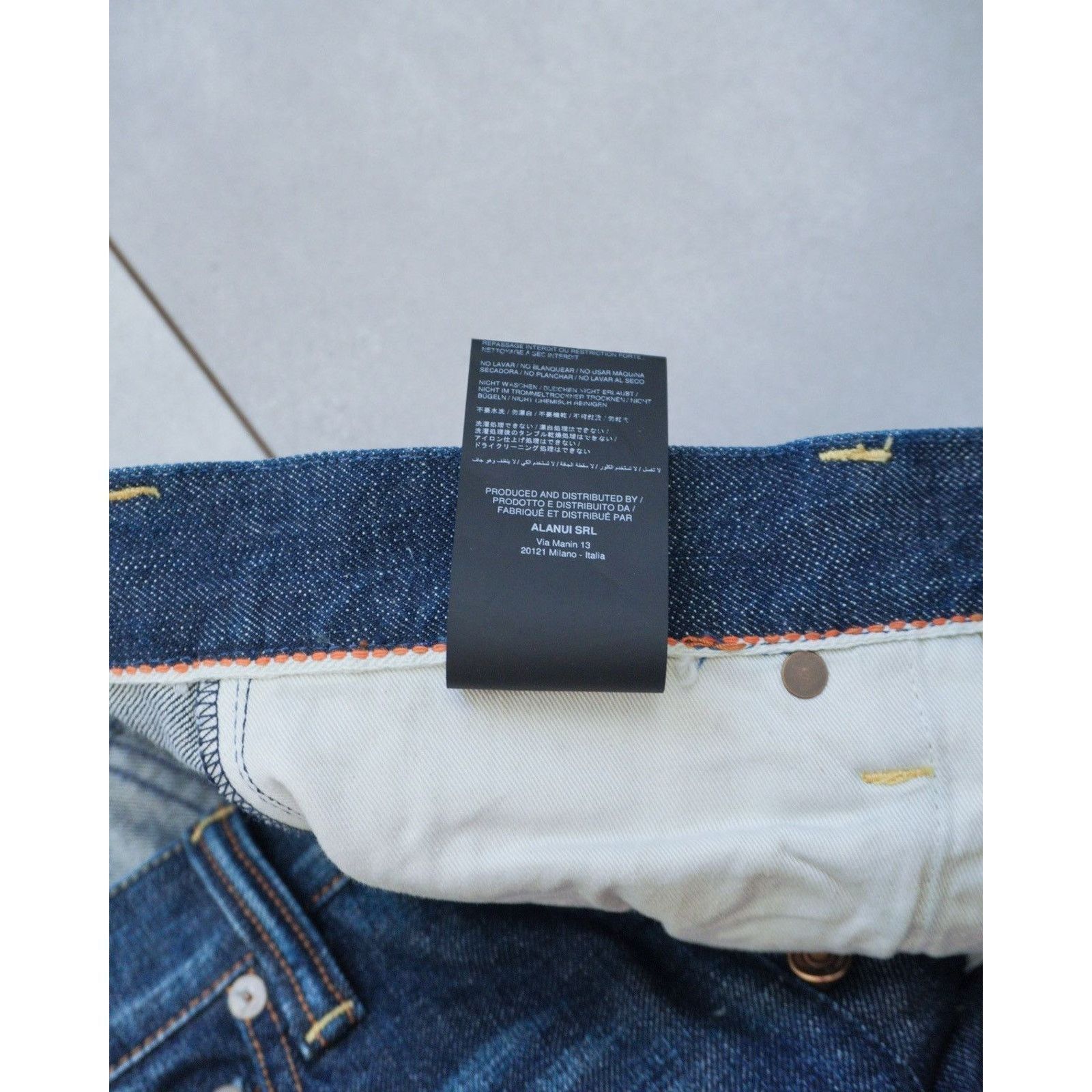 Alanui Alanui blue italy srl indigo denim jeans Size US 30 / EU 46 - 11 Thumbnail