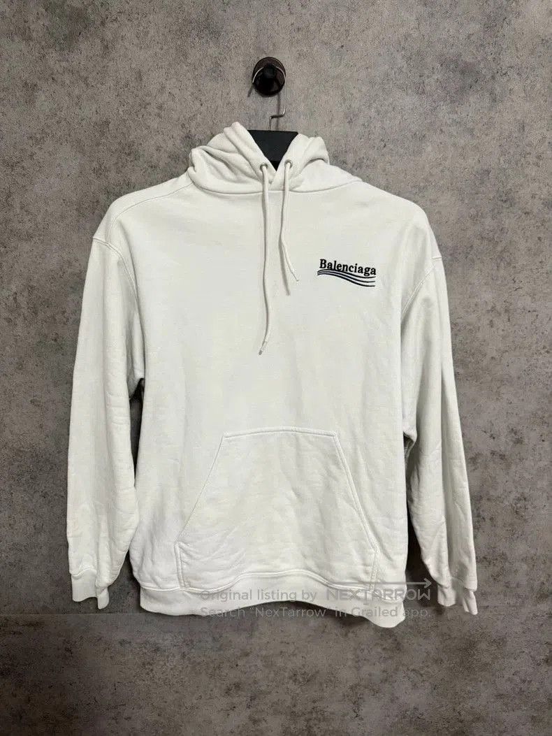Balenciaga Coke Wave Embroidered Hoodie.