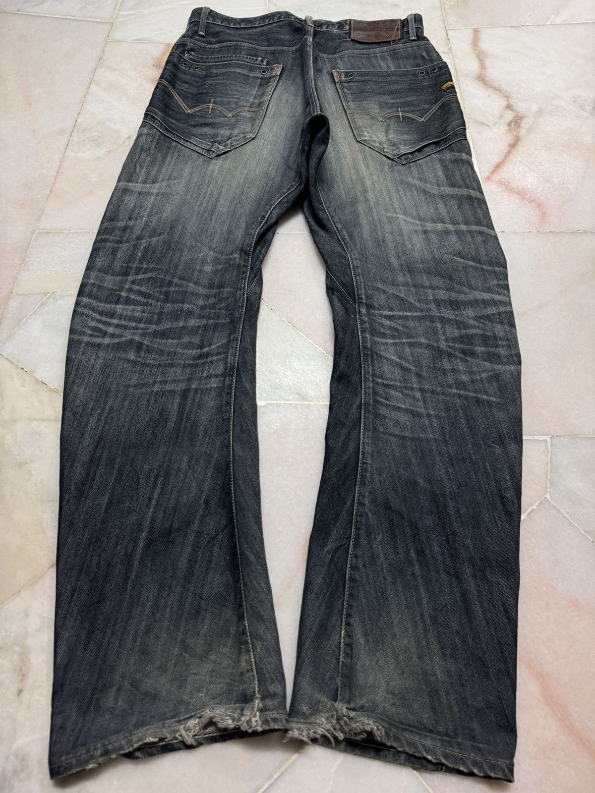 Edwin VTG EDWIN E-FUNCTION RUSTY SICK MUDPUNK WHSIKER DARK JEAN Size US 32 / EU 48 - 15 Thumbnail