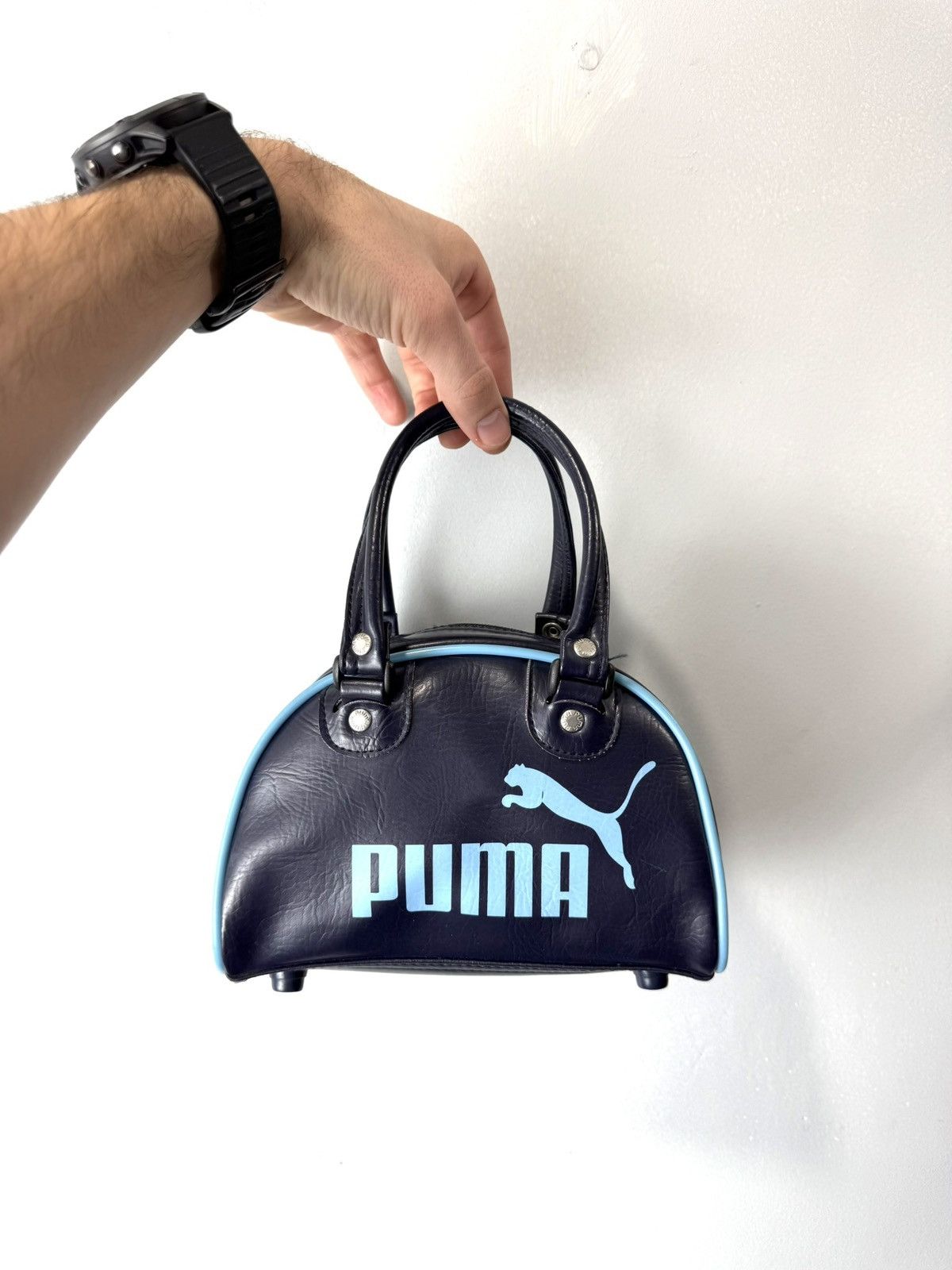Puma Vintage Puma Leather Mini Bag Speed Cat Rare Size ONE SIZE - 1 Thumbnail