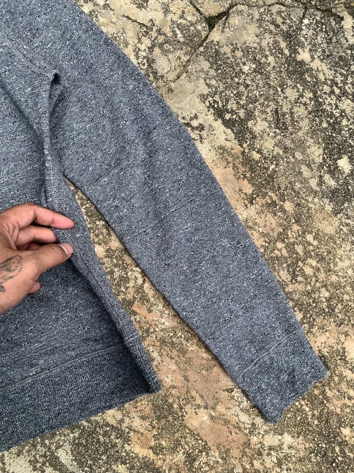 Jun Takahashi × Undercover × Uniqlo Uniqlo Undercover Grey Double Pocket Heavy Zip up Hoodie Size S / US 4 / IT 40 - 6 Thumbnail