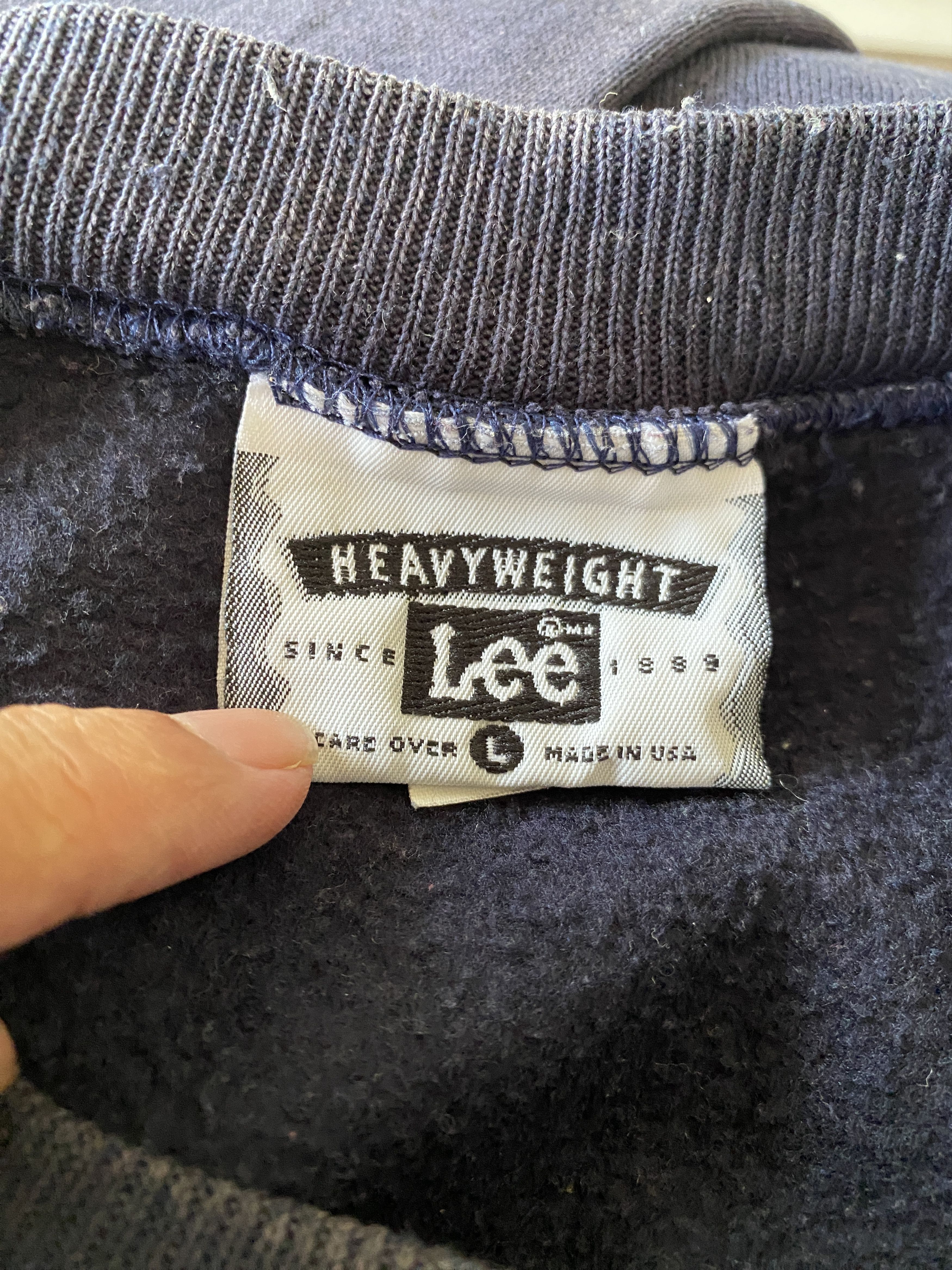 Lee × Vintage VINTAGE LEE FORNT PRINT SWEATSHIRT Size US L / EU 52-54 / 3 - 6 Thumbnail