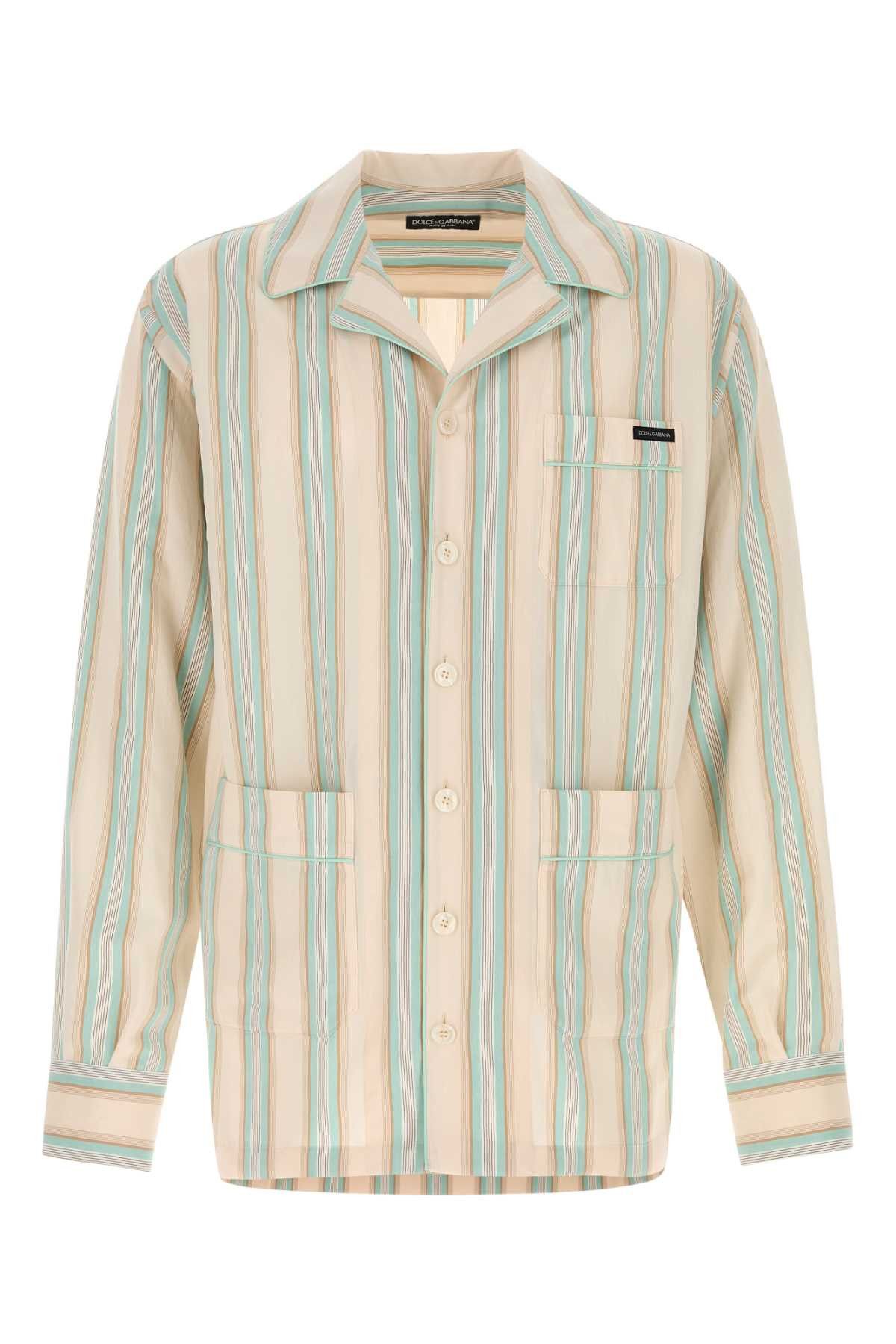 Dolce & Gabbana Embroidered Jersey Shirt Size US M / EU 48-50 / 2 - 1 Thumbnail