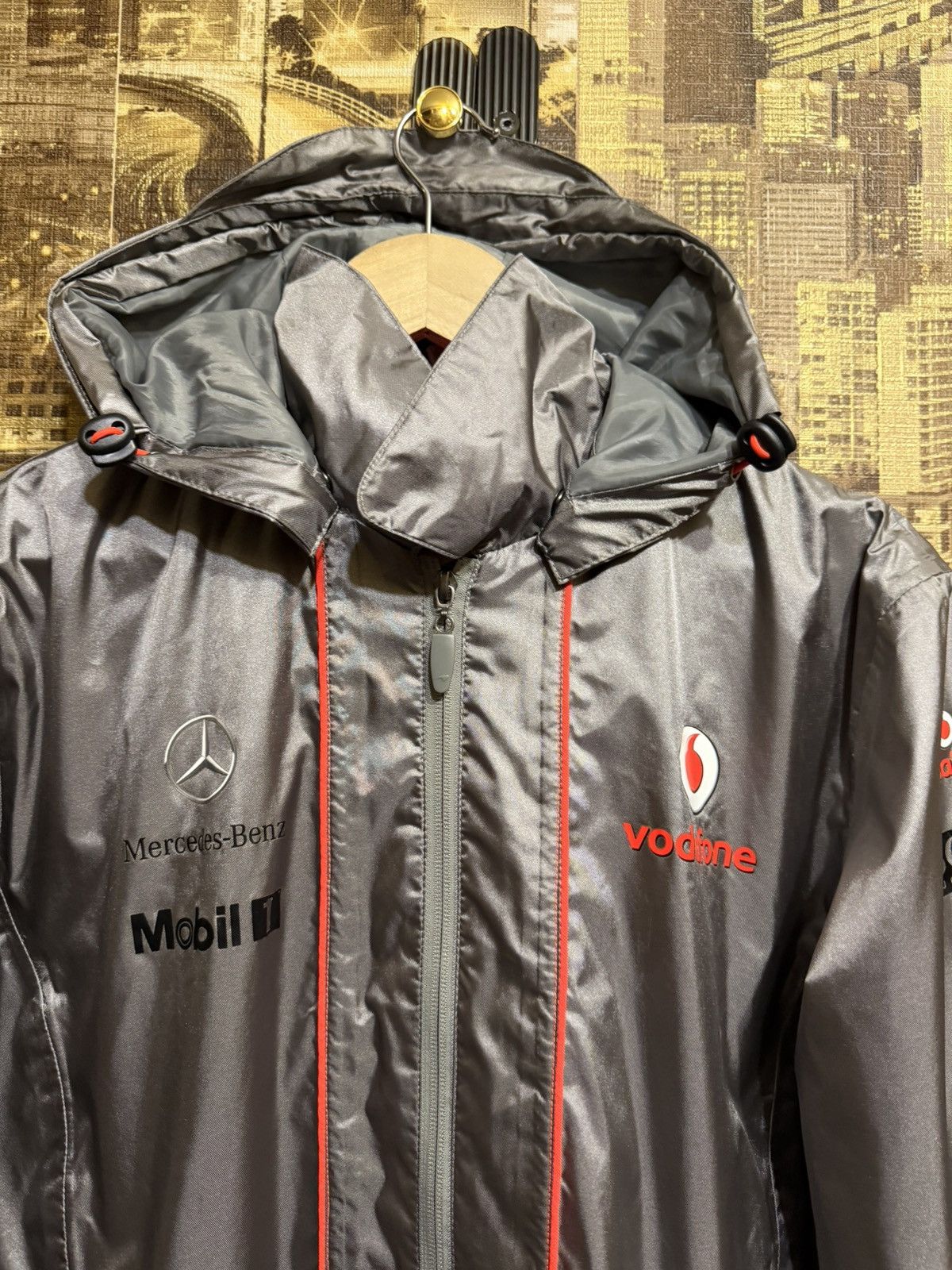 Hugo Boss MCLAREN Mercedes HugoBoss Jacket Training Tracksuit Vodafone Size US L / EU 52-54 / 3 - 4 Thumbnail