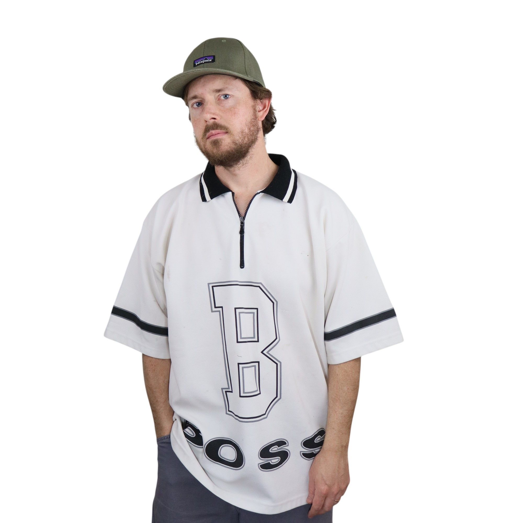 JNCO × Southpole × Vintage Crazy Vintage Y2K Boss Jeans Jersey JNCO Southpole Hip Hop Size US XL / EU 56 / 4 - 1 Thumbnail