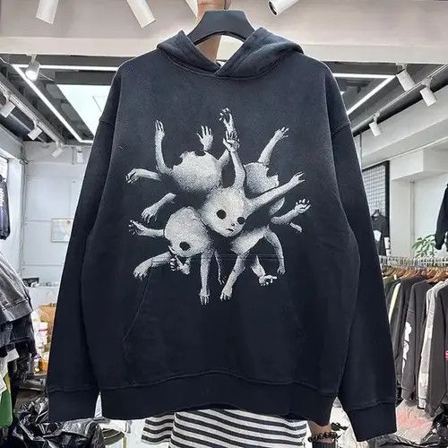Japanese Brand Retro Printed Hoodie Size US L / EU 52-54 / 3 - 1 Thumbnail