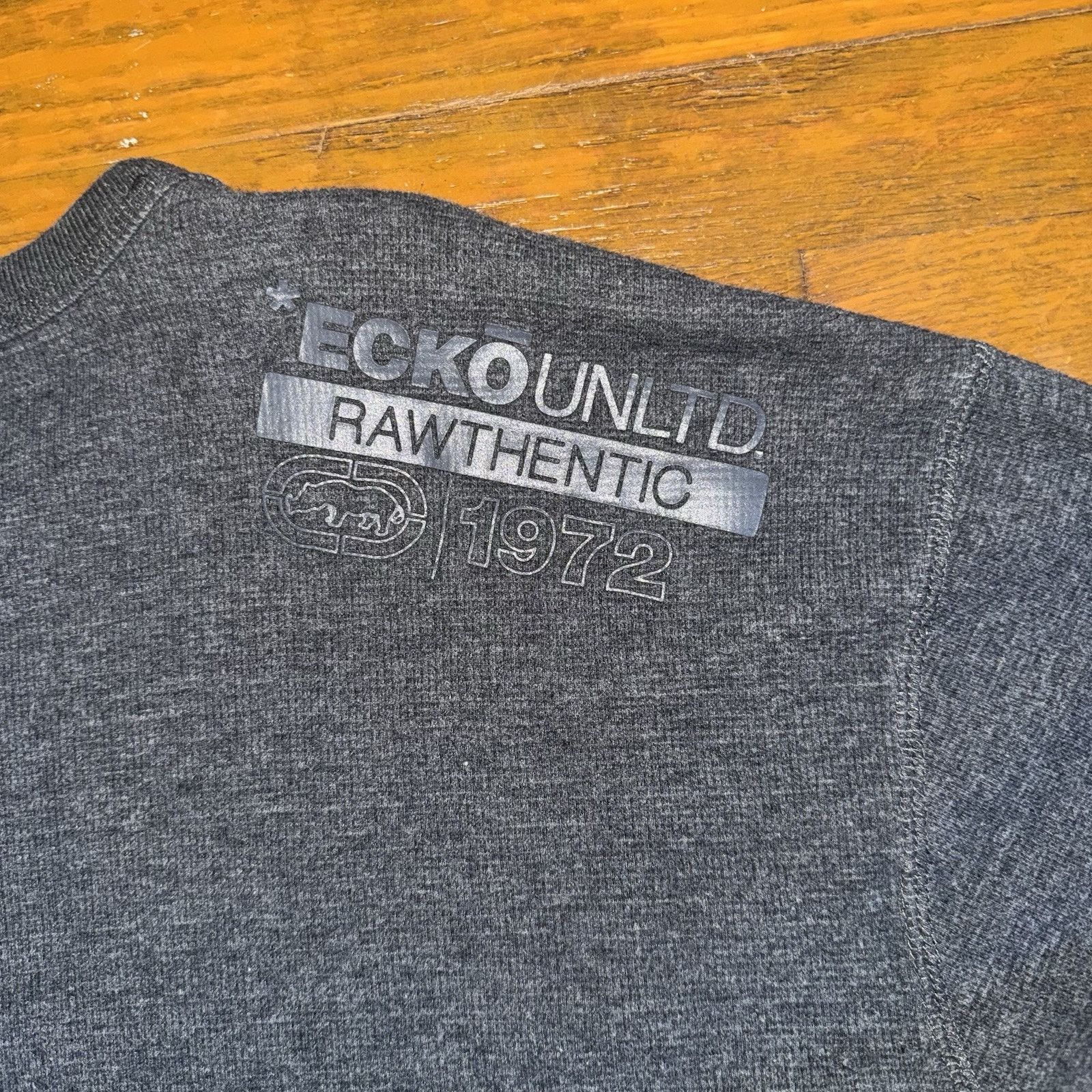 Ecko Unltd. Ecko Unltd Y2K Vintage Big Logo Thermal Size 3XL Shrunk Size US XXL / EU 58 / 5 - 5 Thumbnail