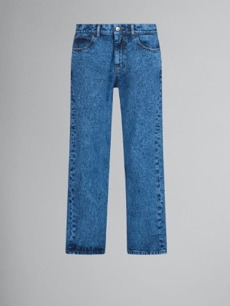 Marni o1srvl11e0724 Denim Trousers in Blue Size US 33 - 1 Thumbnail