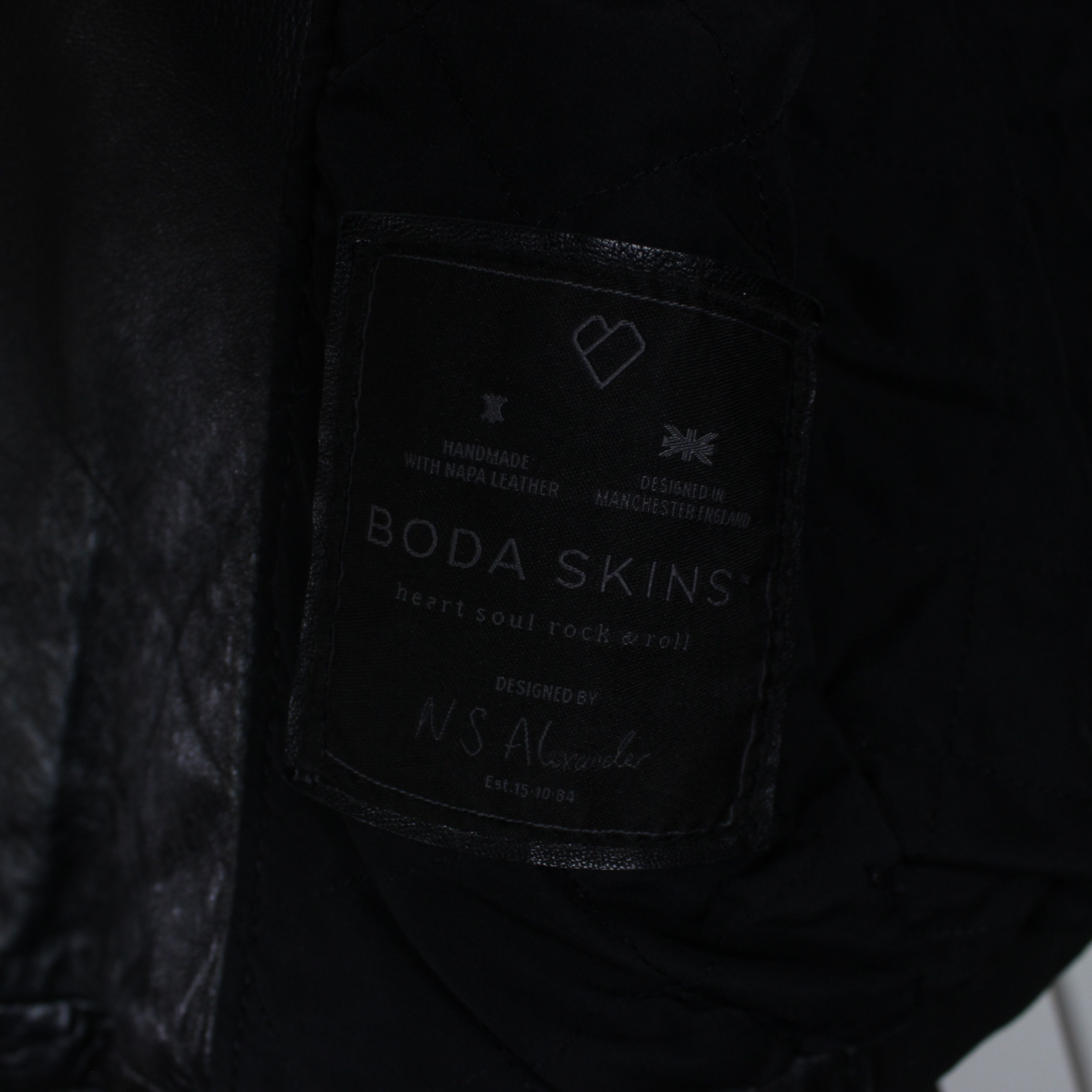 Boda Skins Boda Skins leather bike jacket US 6 M Black Size M / US 6-8 / IT 42-44 - 9 Thumbnail
