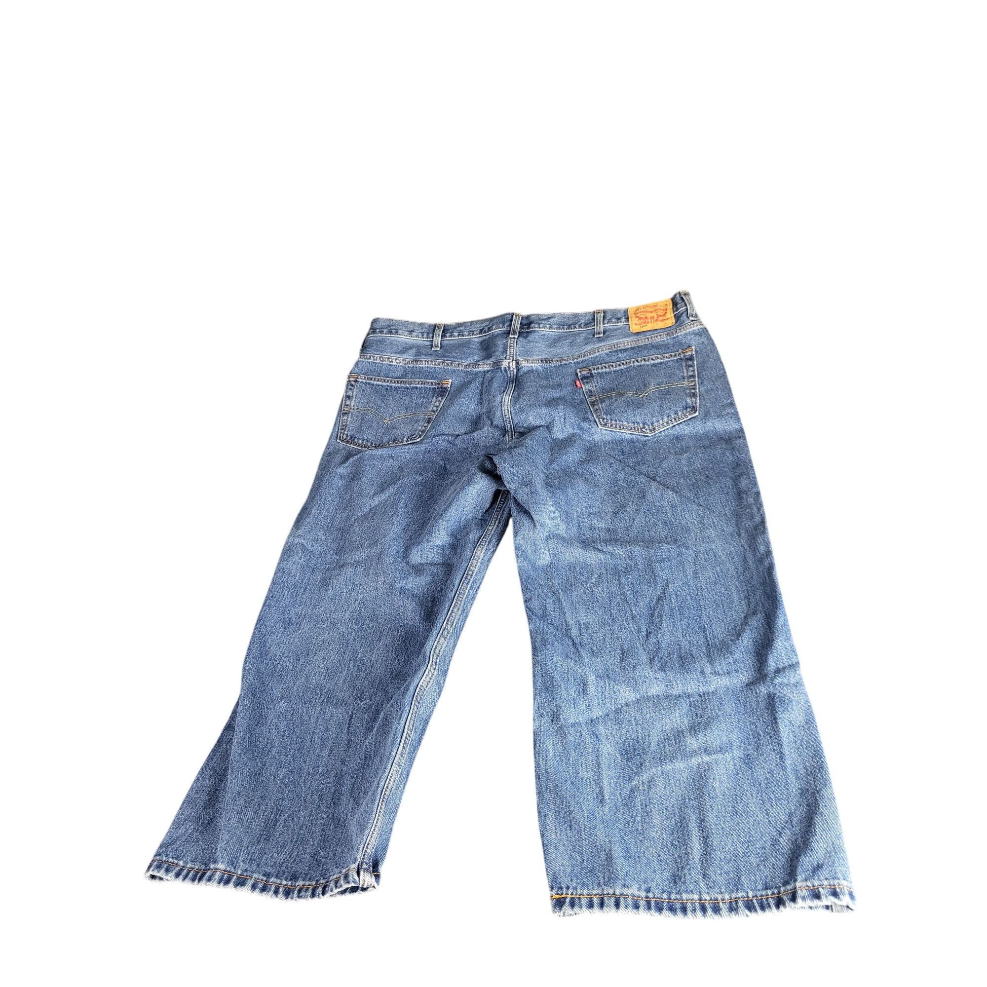 Levi's Levis Relaxed Fit Jeans Men Sz 52X29 Blue Denim Plus Size CW Size US 44 / EU 60 - 2 Thumbnail