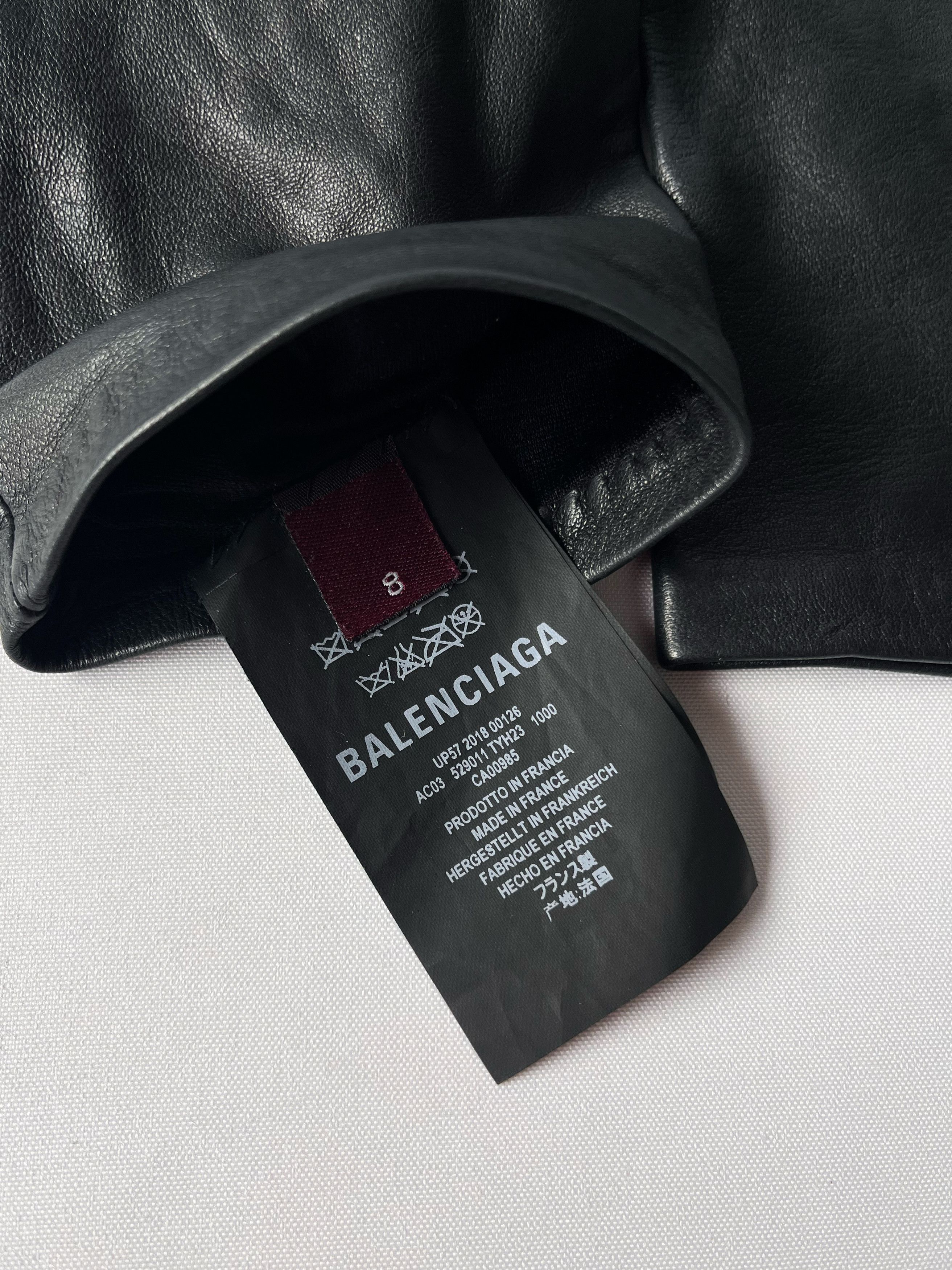 Balenciaga Balenciaga logo leather gloves Size ONE SIZE - 3 Thumbnail