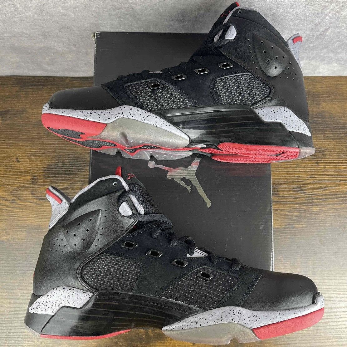 Jordan Brand NEW Jordan 6-17-23 Black Cement 428817-003 Men’s OG Rare MJ Size US 12.5 / EU 45-46 - 4 Thumbnail