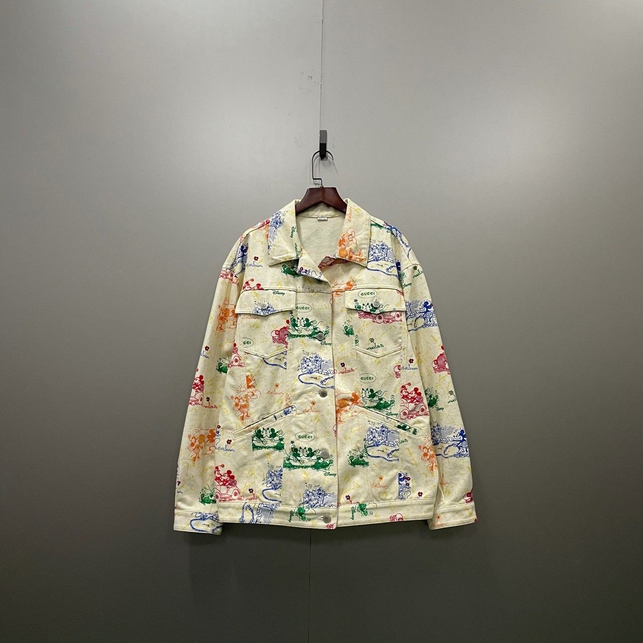 Gucci Gucci Size 38 Mickey's animated printed jacket 2501-Nextarr Size US XXS / EU 40 - 1 Thumbnail