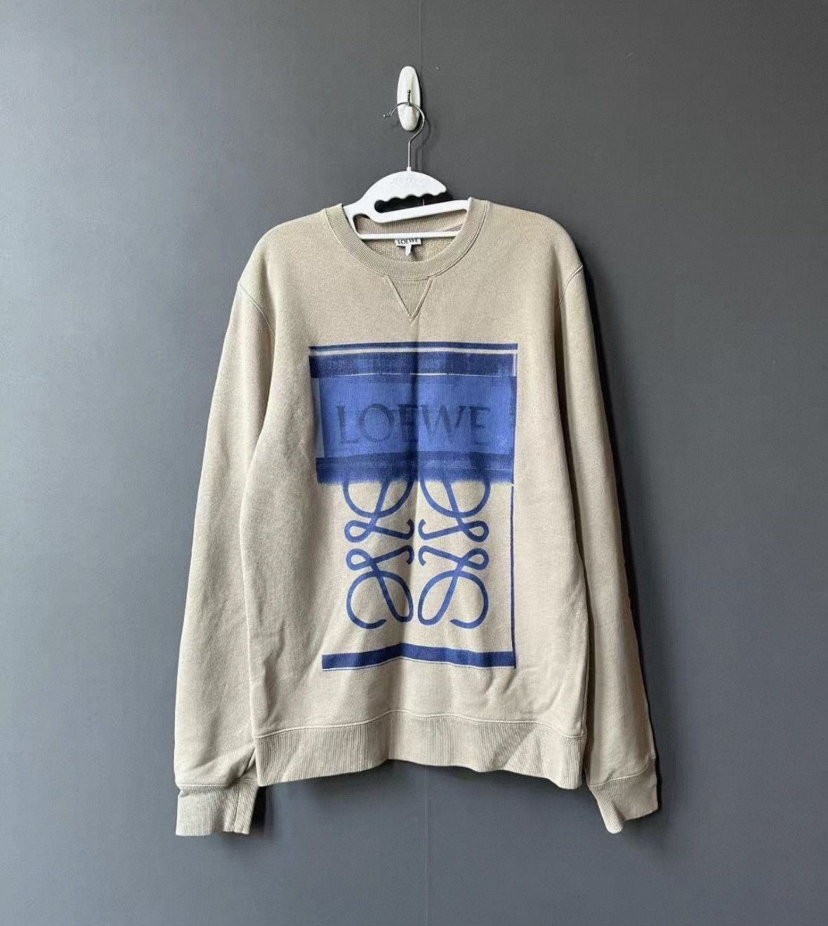 Loewe Loewe New Gray Sweatshirt with Logo Design Size US XS / EU 42 / 0 - 1 Thumbnail