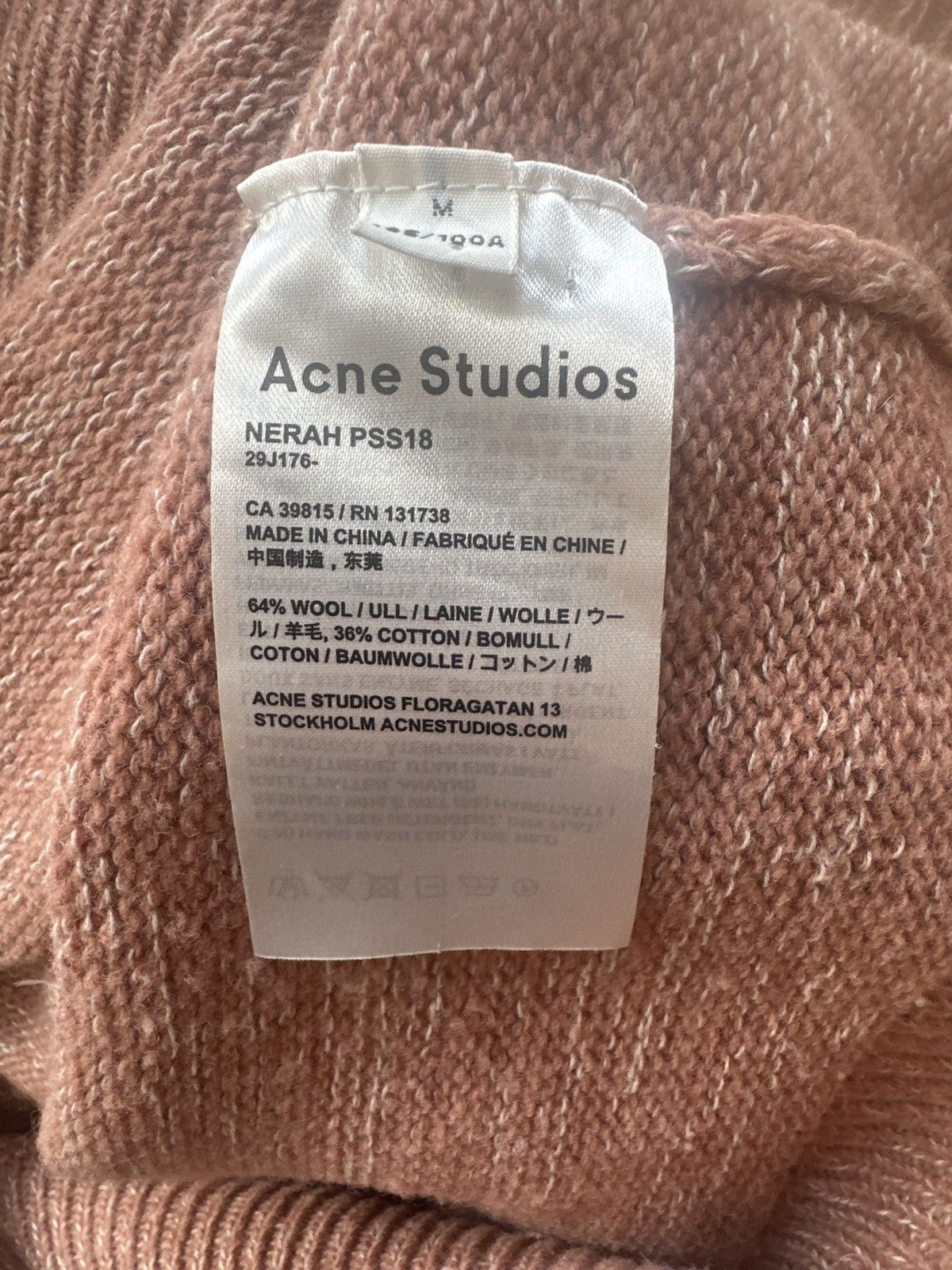 Acne Studios Acne Studios Wool Sweater Size US M / EU 48-50 / 2 - 8 Thumbnail