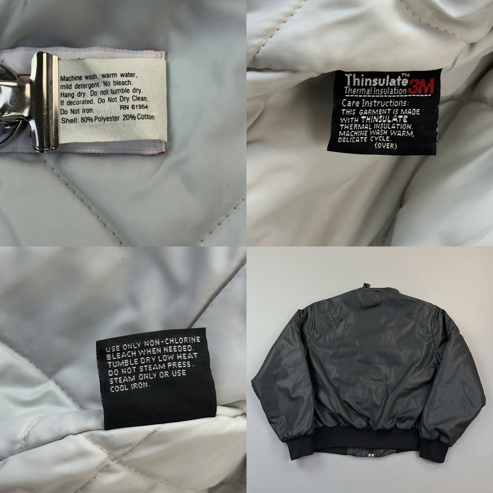 Logo 7 VINTAGE Four Seasons Jacket Mens M Bomber Jacket USA Made Size US M / EU 48-50 / 2 - 8 Thumbnail