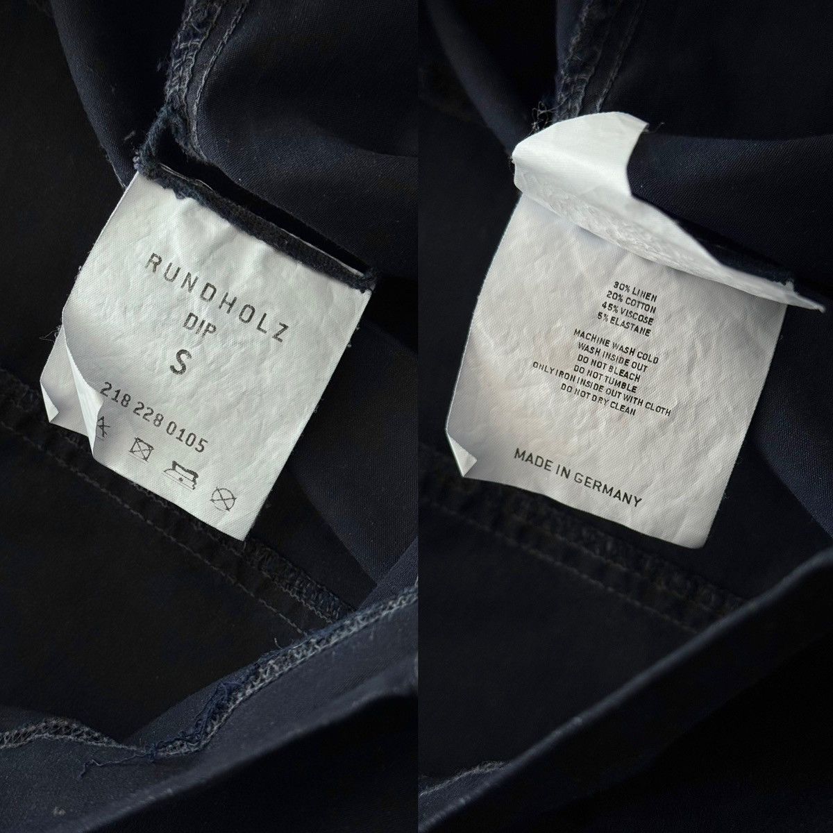 Rundholz Rundholz ‘Dip’ Stretch Cotton Women’s Pants Size 30" / US 8 / IT 44 - 8 Thumbnail