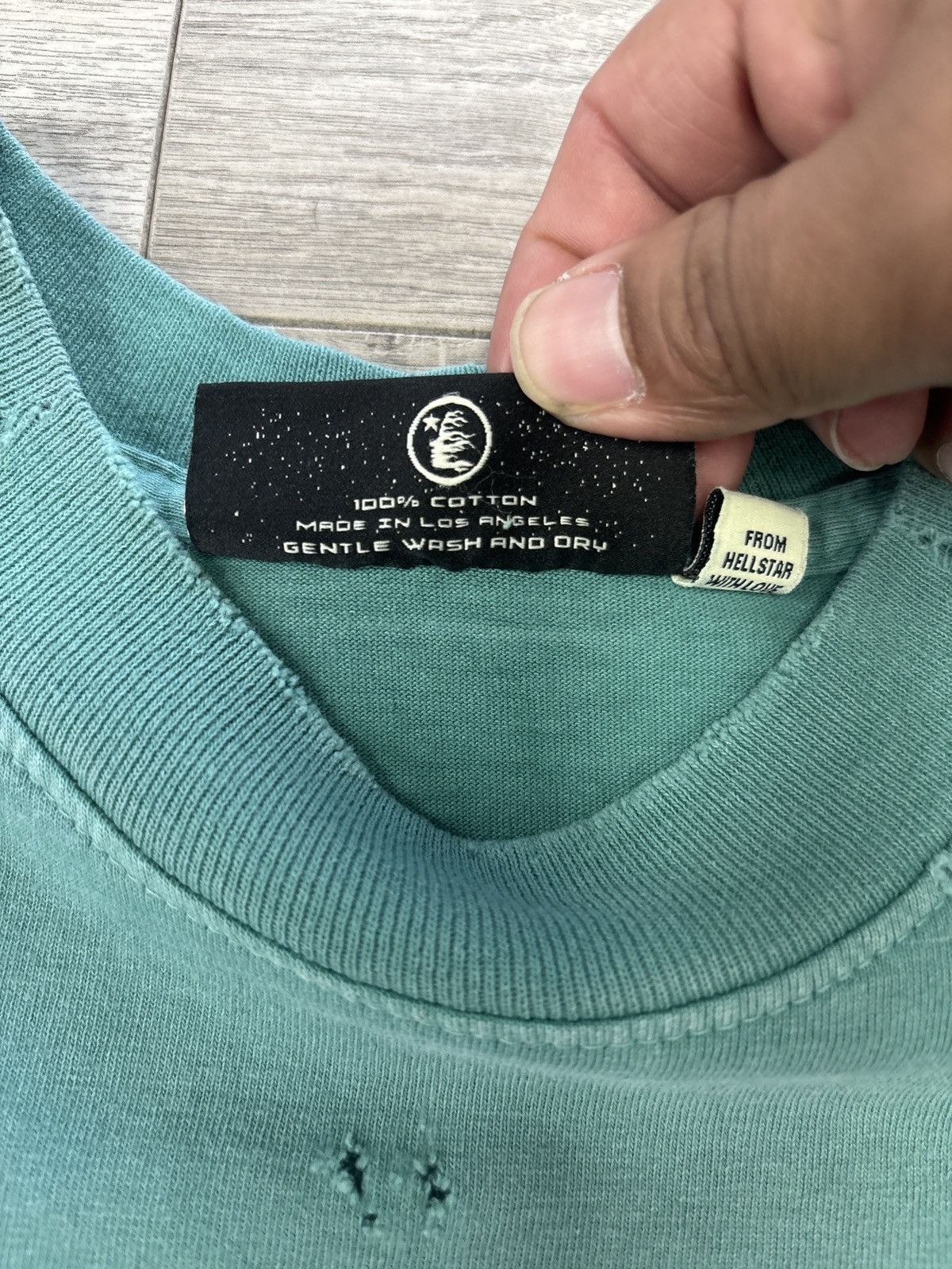 HELLSTAR Hellstar Crack Print Green Size US L / EU 52-54 / 3 - 4 Thumbnail