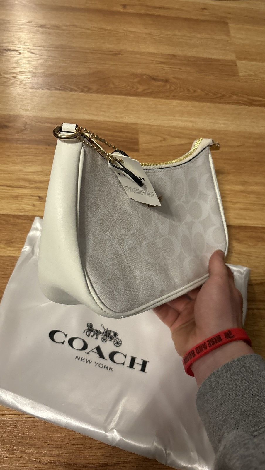 Other Luxury shoulder bag purse with leather and canvas material Size ONE SIZE - 6 Thumbnail