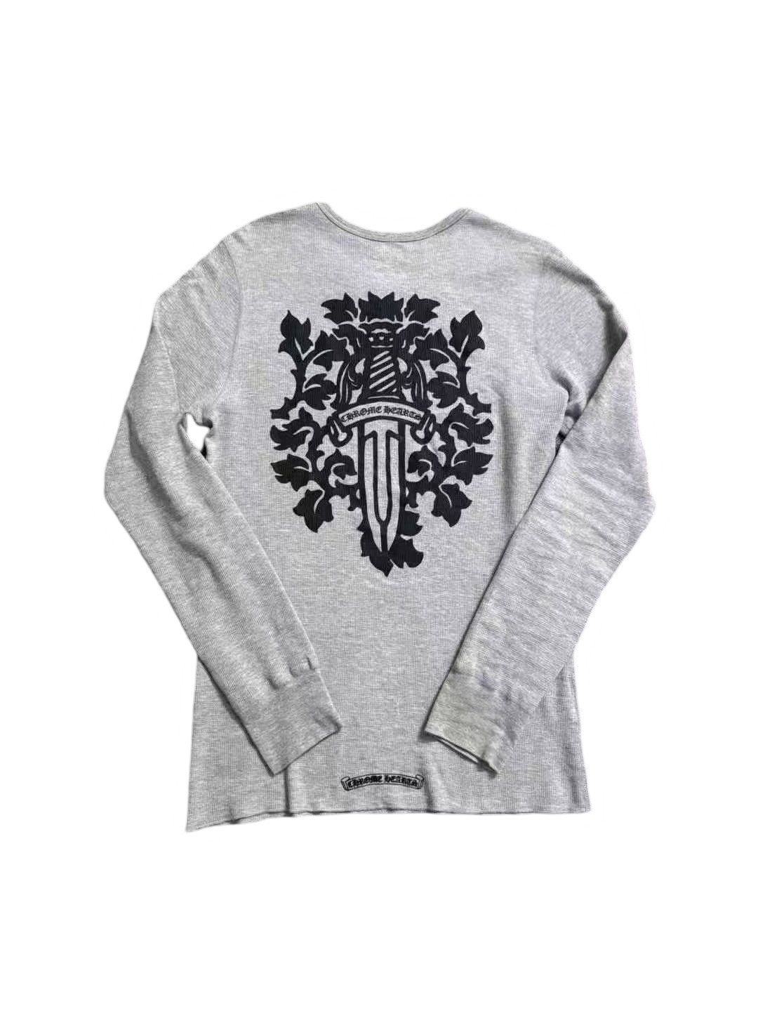 Thermal waffle vine dagger long sleeve