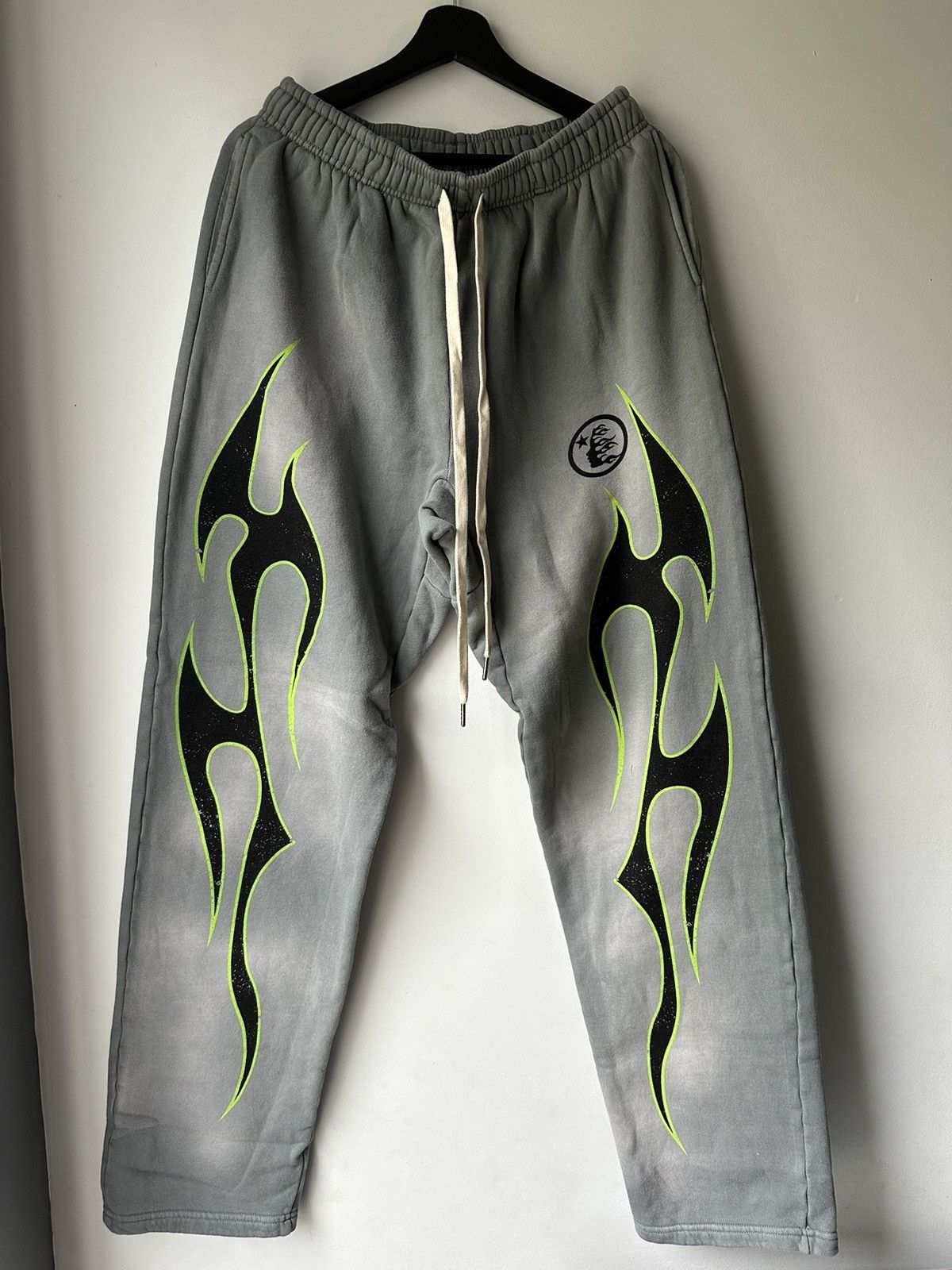 Hellstar Flame Sweatpants Grey