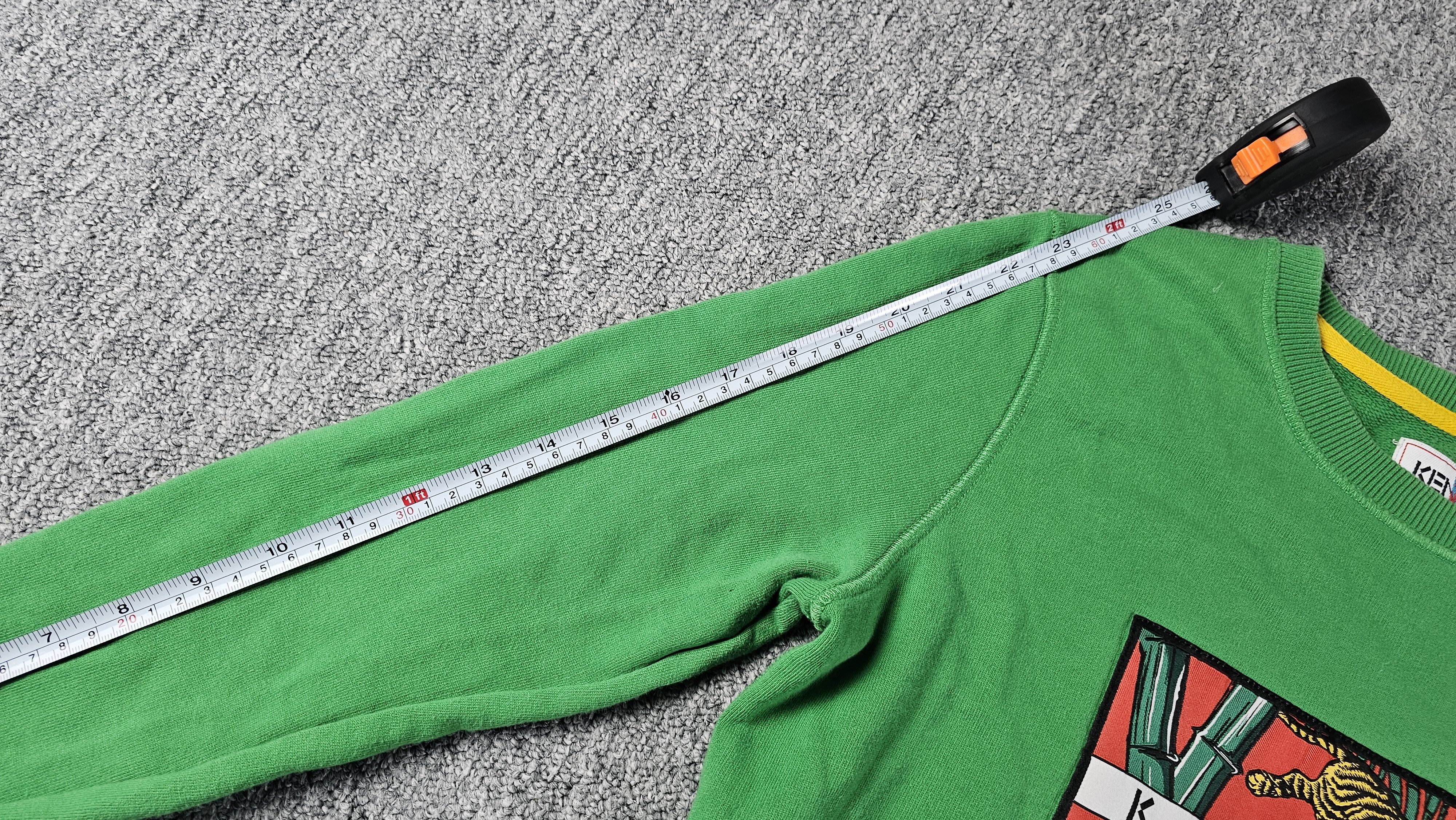 Kenzo Kenzo Paris Sweatshirt Men S Green Memento Collection 2 Logo Size US S / EU 44-46 / 1 - 10 Thumbnail