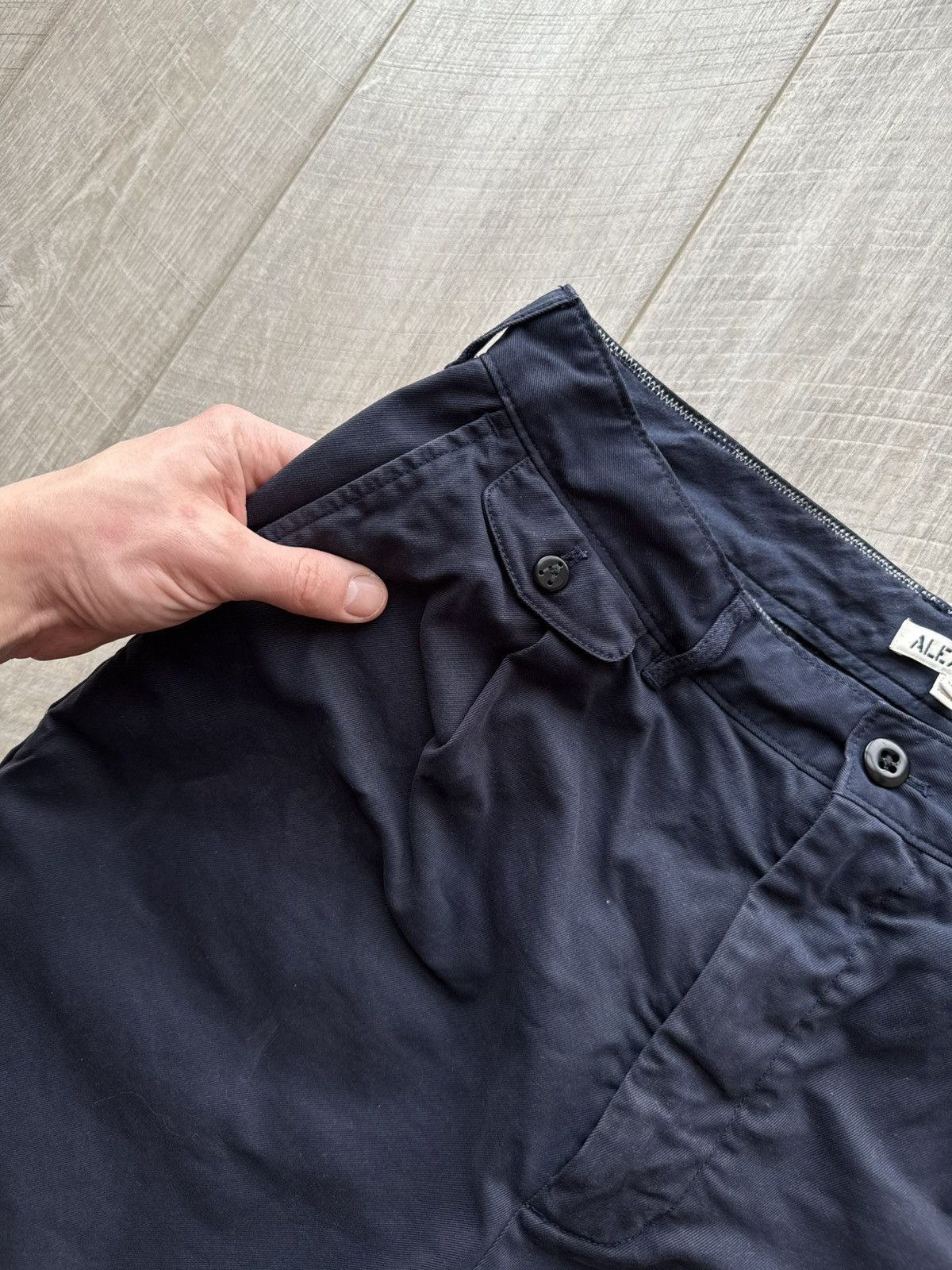 Alex Mill Alex Mill Military Standard Pleated Pant Cropped Chinos Size US 30 / EU 46 - 4 Thumbnail