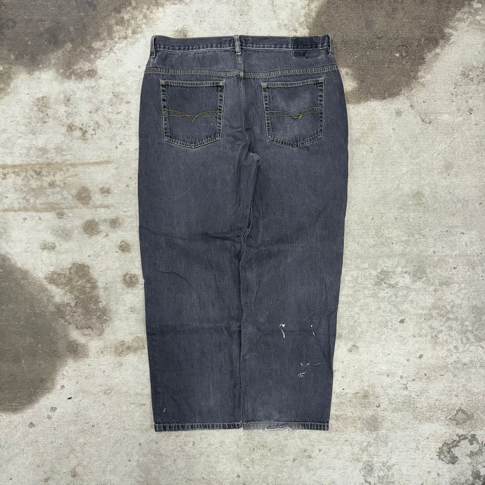 Anchor Blue Vintage Y2K anchor blue original baggy 00s surf skate jeans Size US 38 / EU 54 - 1 Thumbnail