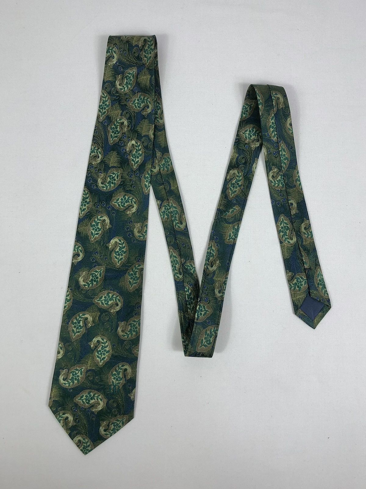 Balenciaga Rare Vintage Balenciaga Silk Tie Size ONE SIZE - 2 Thumbnail