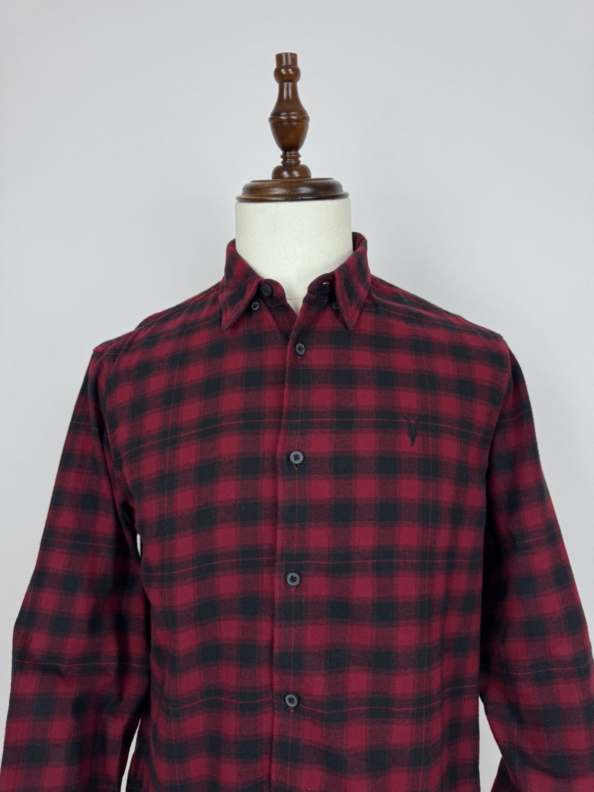 Allsaints Allsaints Chetco LS Plaid flannel shirt Checkered size M Size US M / EU 48-50 / 2 - 2 Thumbnail