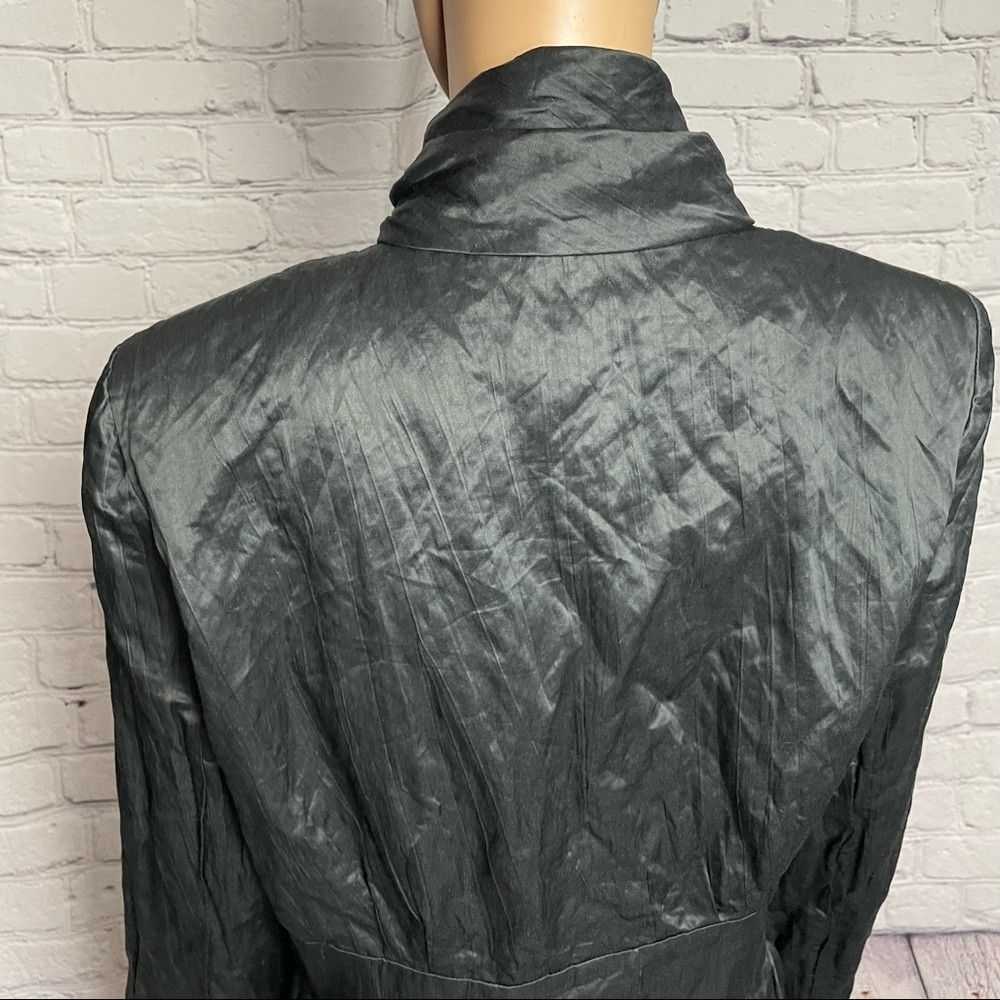 Other NWT New Christopher & Banks Black Crinkle Cotton Blend Jack Size M / US 6-8 / IT 42-44 - 9 Thumbnail