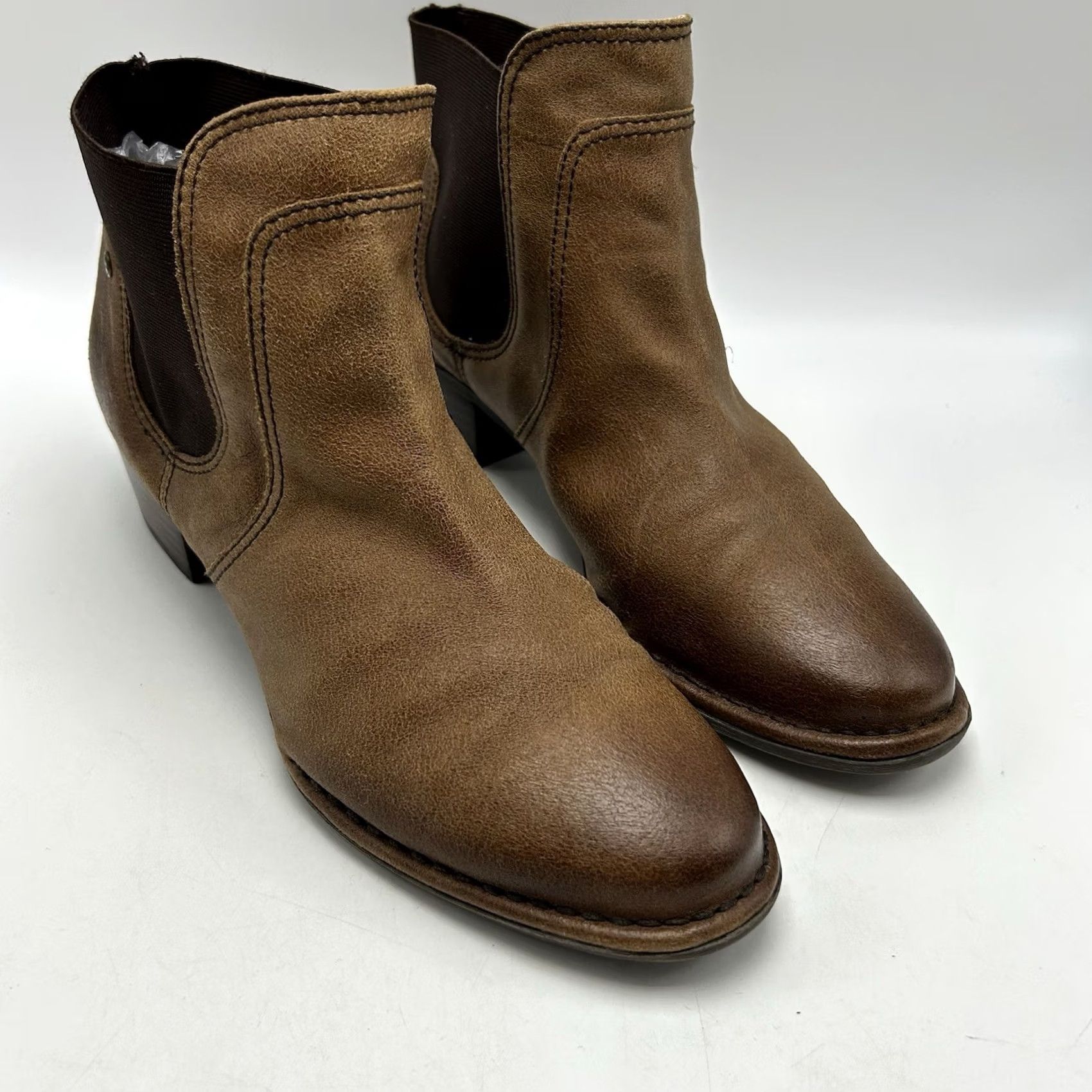 Giani Bernini Giani Bernini Bootie Womens 6.5 M Palma Pull On Brown Leather Quiet Luxury Boot Size US 7 / IT 37 - 4 Thumbnail