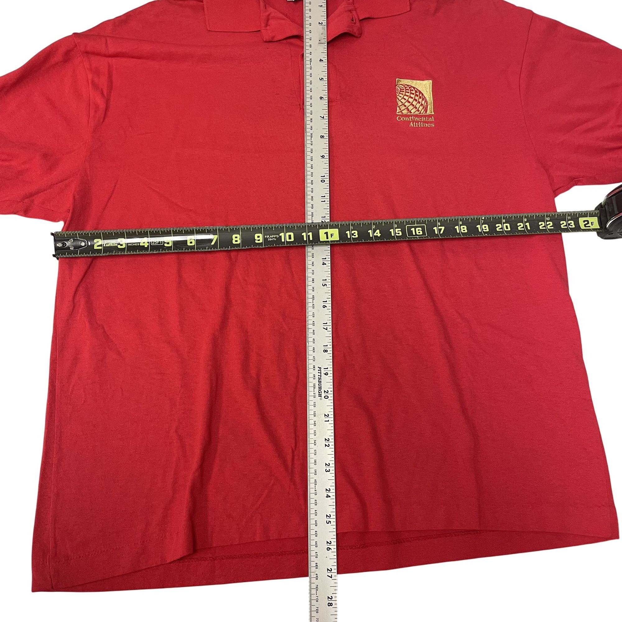 Other Vtg Uniform Polo CONTINENTAL AIRLINES Employee Shirt Size US XL / EU 56 / 4 - 5 Thumbnail