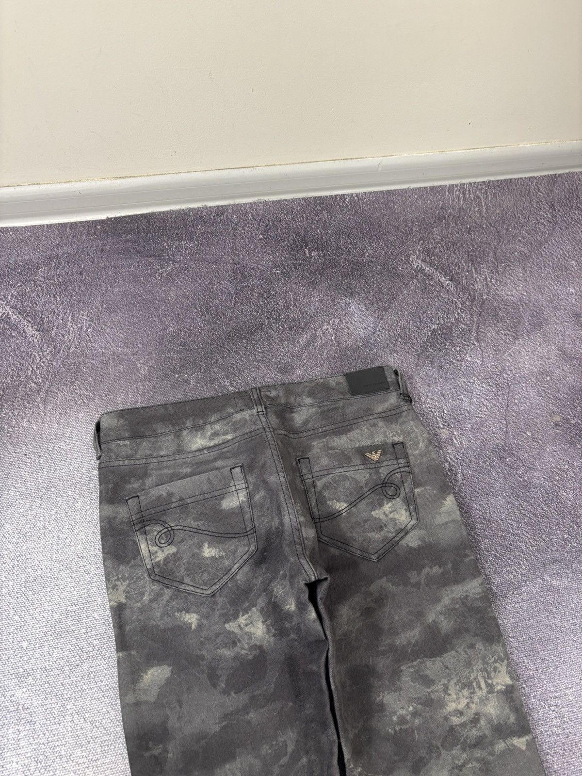 Emporio Armani Emporio Armani Dakota NWT Women’s Printed Gray Pants Jeans Size 27" / US 4 / IT 40 - 17 Thumbnail