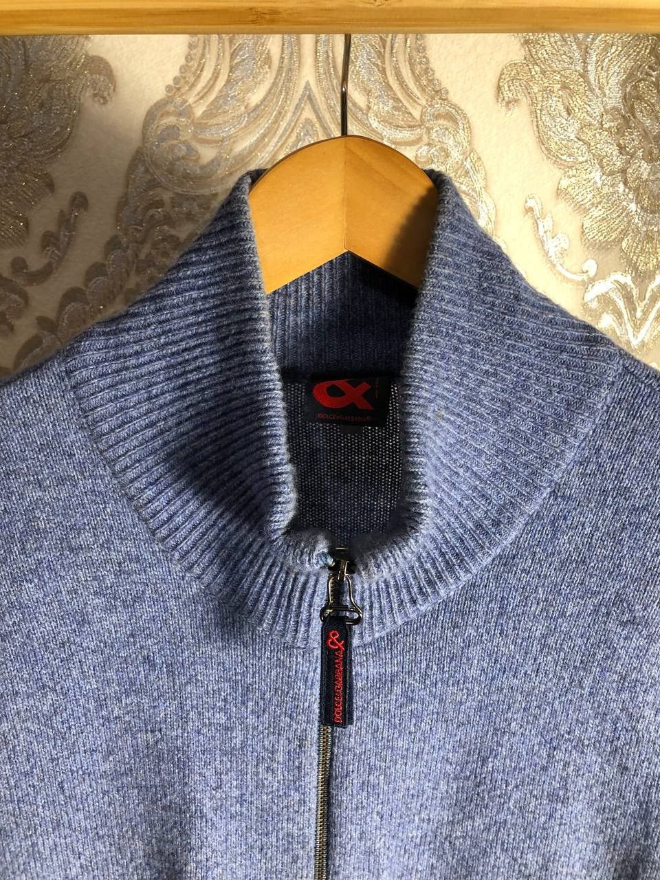 Dolce & Gabbana × Vintage VERY RARE DOLCE & GABBANA ZIP SWEATER WOOL ITALIAN DESIGNER Size US L / EU 52-54 / 3 - 4 Thumbnail