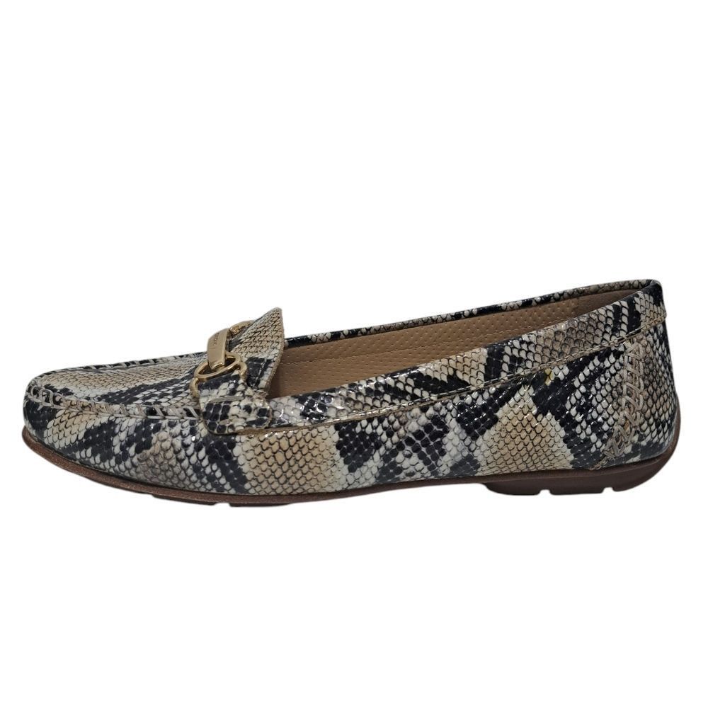 Geox Geox Respira Phython Print Drive Moccasin Loafer Faux Leathe Size US 7 / IT 37 - 5 Thumbnail