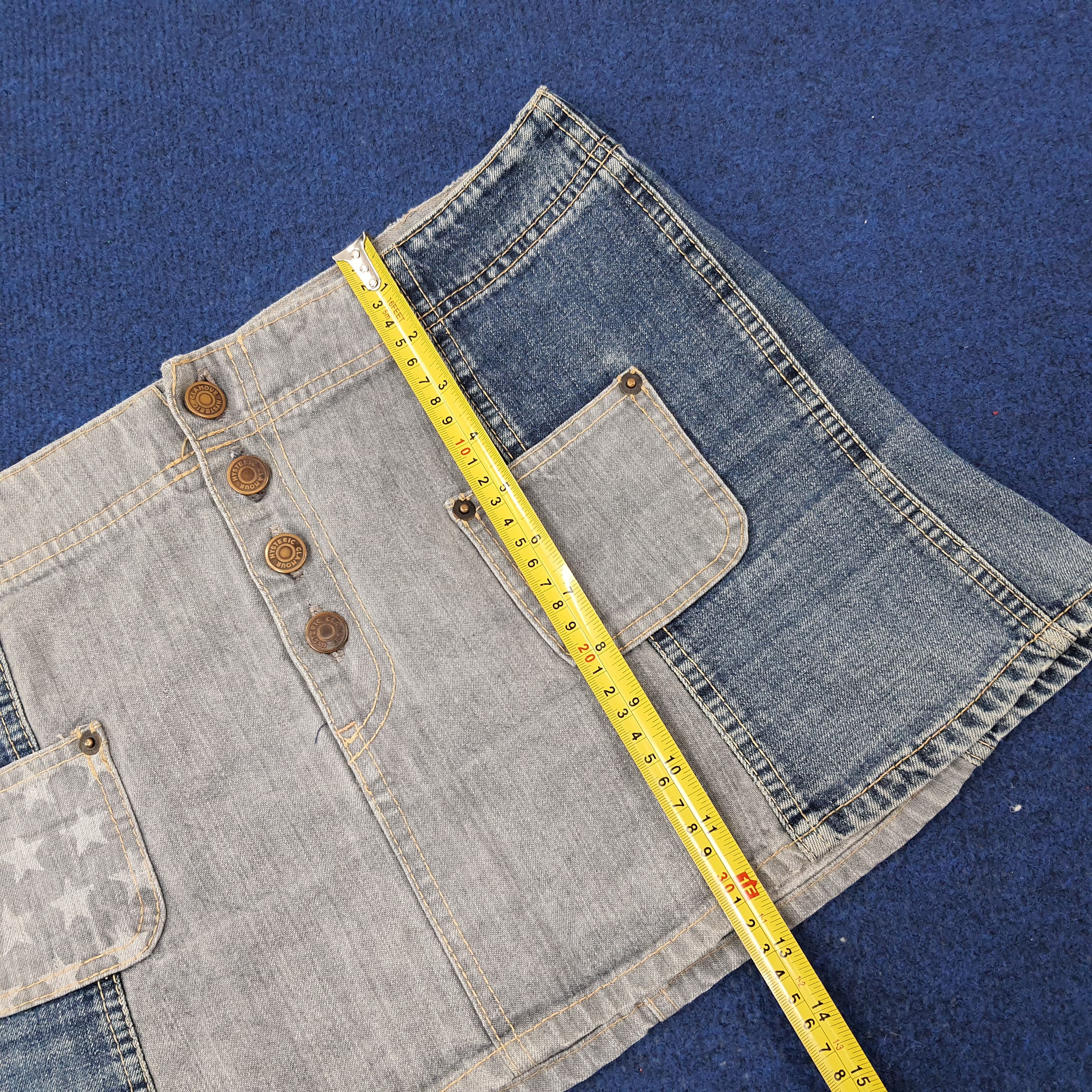 Hysteric Glamour Vintage Hysteric Glamour Japan Jeans Mini Skirt C235N1 Size 29" - 11 Thumbnail