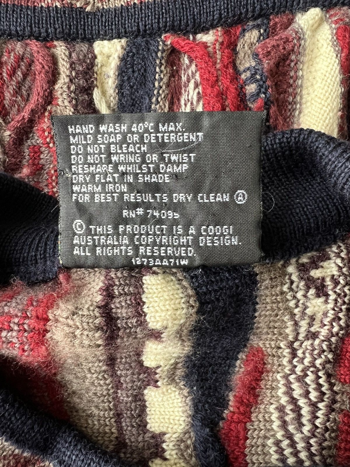 Coogi ARCHIVE 1990s Coogi 3D Cable Knit Cosby Oversized Sweater Size US M / EU 48-50 / 2 - 7 Thumbnail